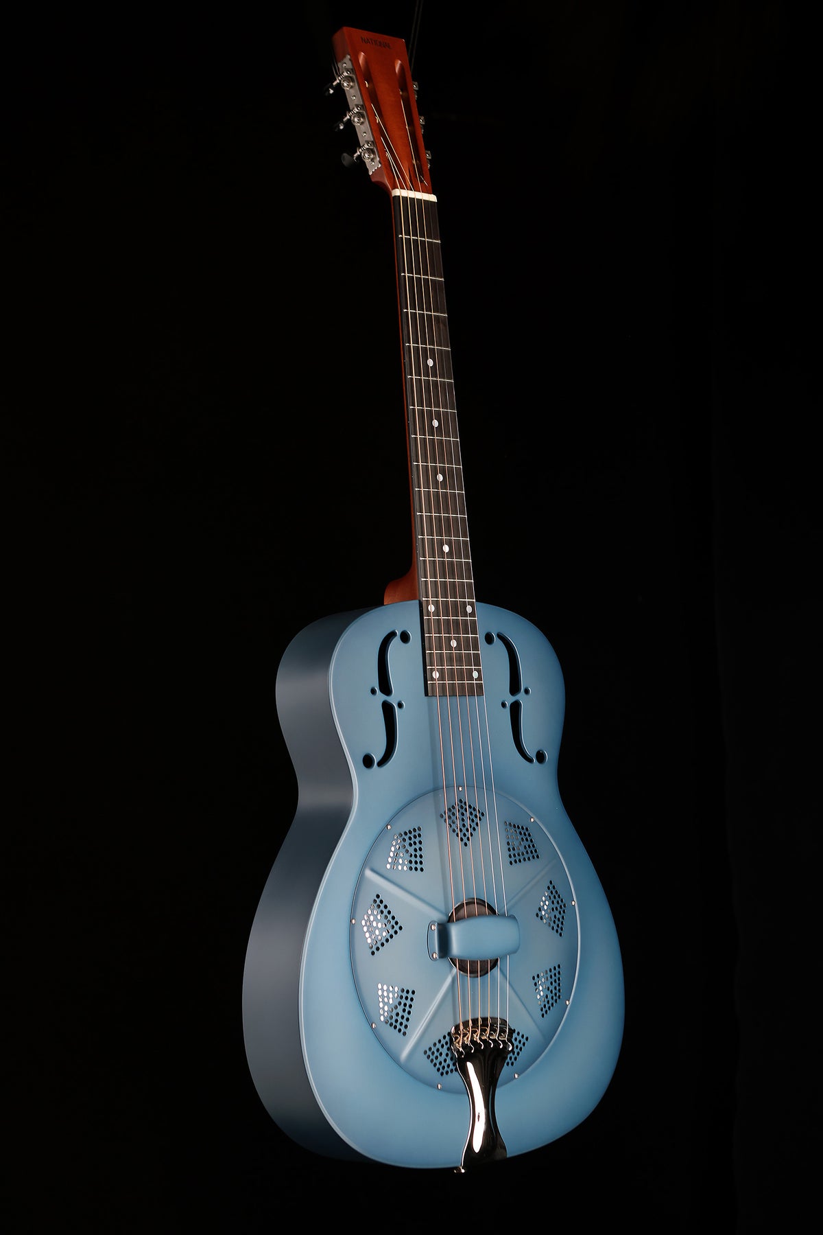 National NRP Steel &#39;Blue&#39; Resonator Guitar - Acoustic Centre Music Store, Melbourne Australia