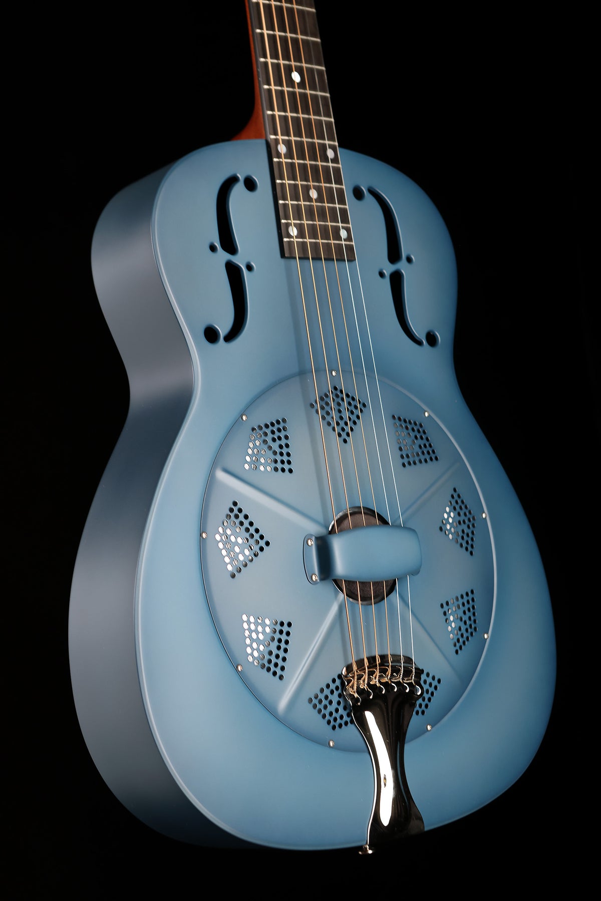 National NRP Steel &#39;Blue&#39; Resonator Guitar - Acoustic Centre Music Store, Melbourne Australia