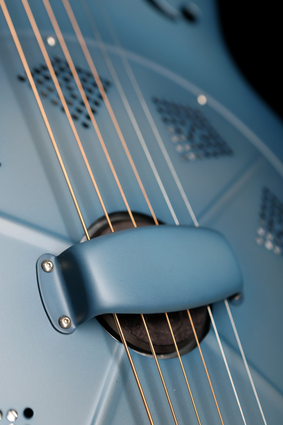 National NRP Steel &#39;Blue&#39; Resonator Guitar - Acoustic Centre Music Store, Melbourne Australia