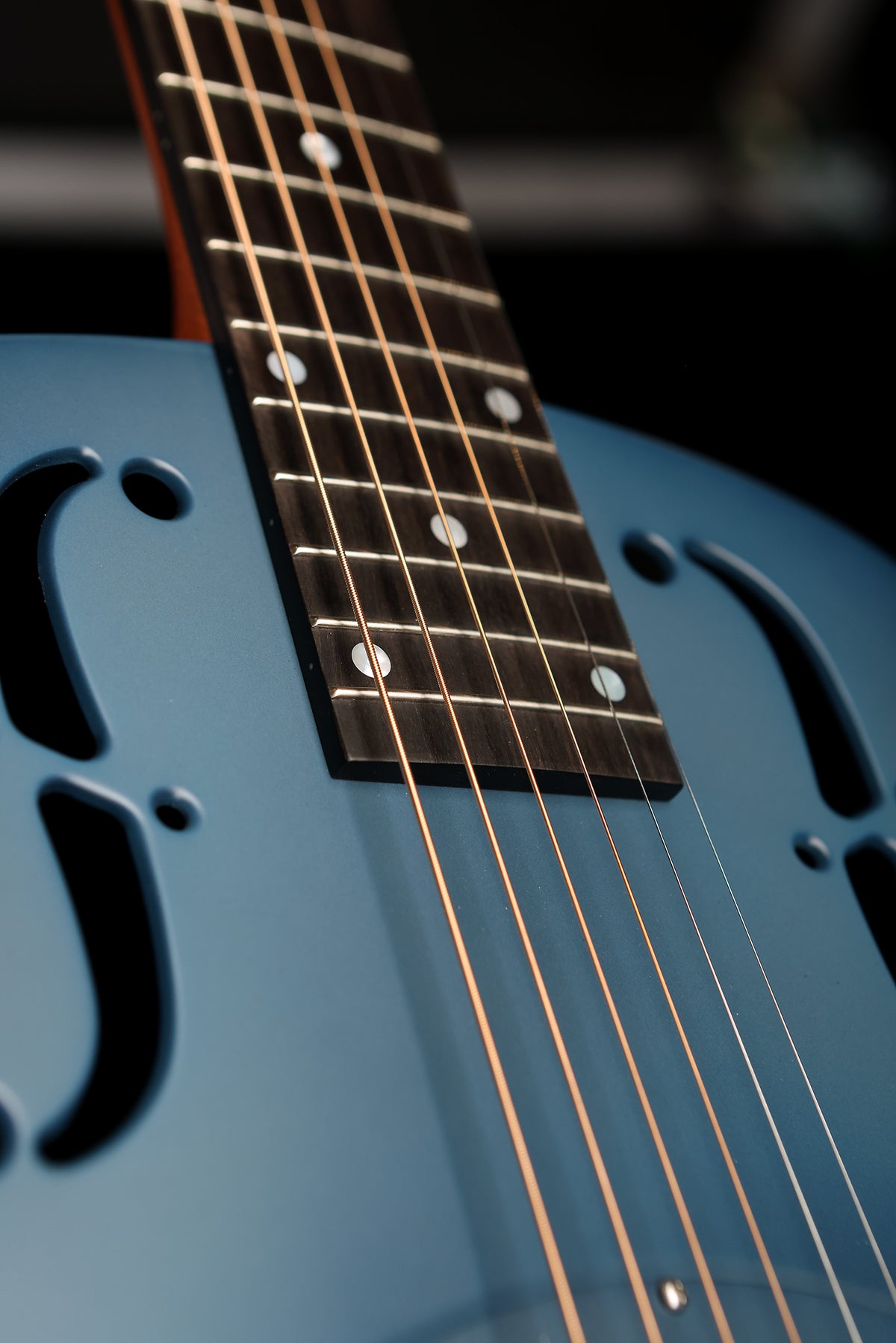 National NRP Steel &#39;Blue&#39; Resonator Guitar - Acoustic Centre Music Store, Melbourne Australia