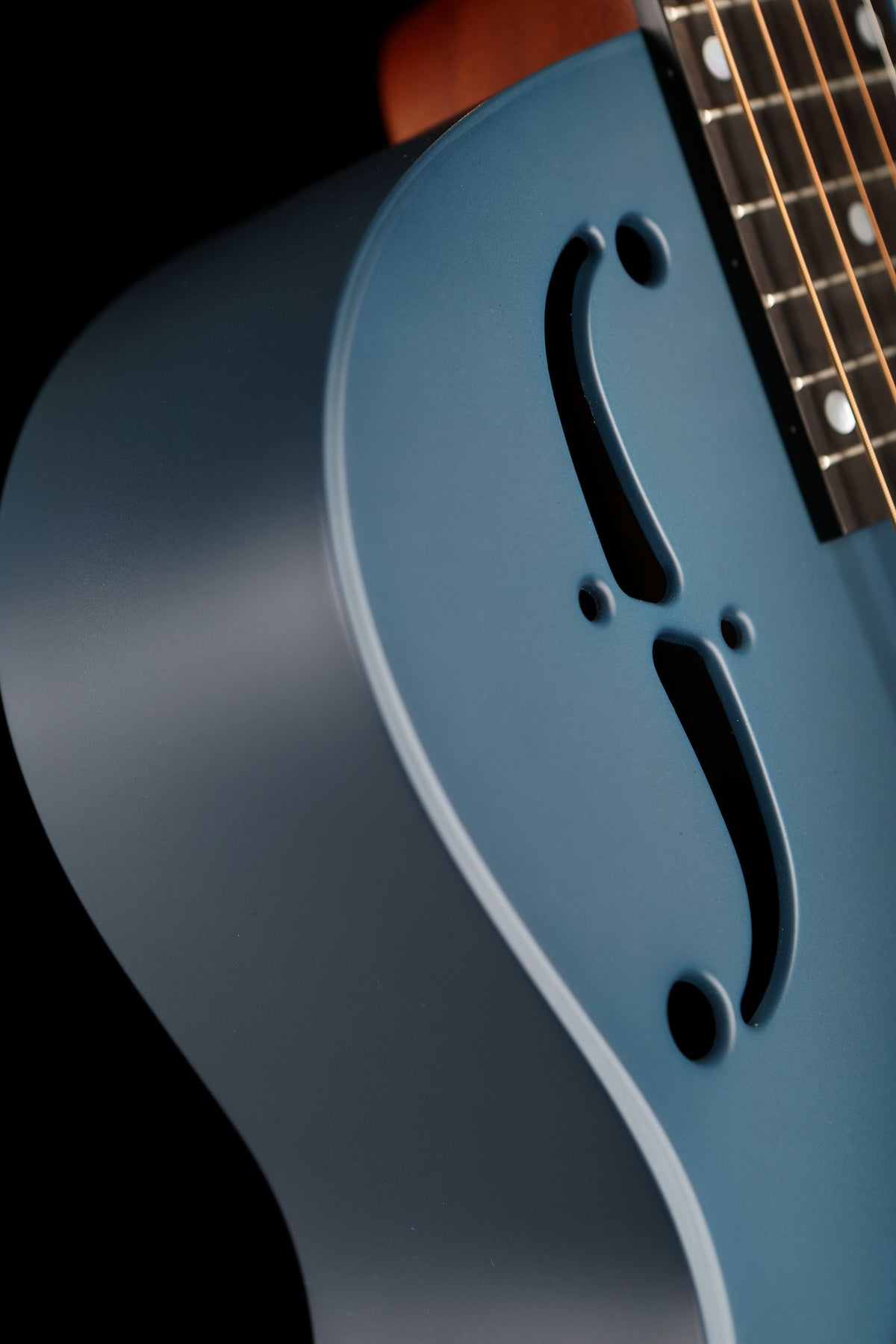 National NRP Steel &#39;Blue&#39; Resonator Guitar - Acoustic Centre Music Store, Melbourne Australia