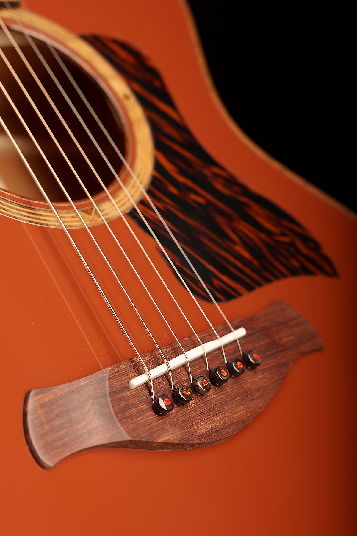 Taylor NAMM Custom C24ce B6004 Grand Auditorium ‘Terra Cotta’ Acoustic Electric Guitar