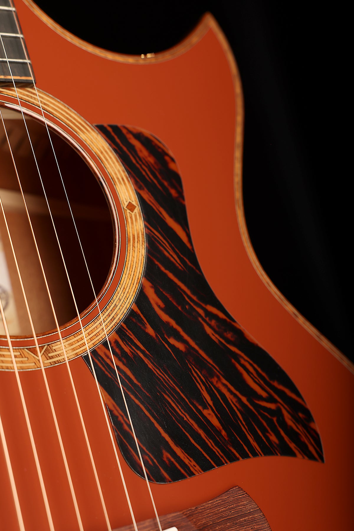 Taylor NAMM Custom C24ce B6004 Grand Auditorium ‘Terra Cotta’ Acoustic Electric Guitar