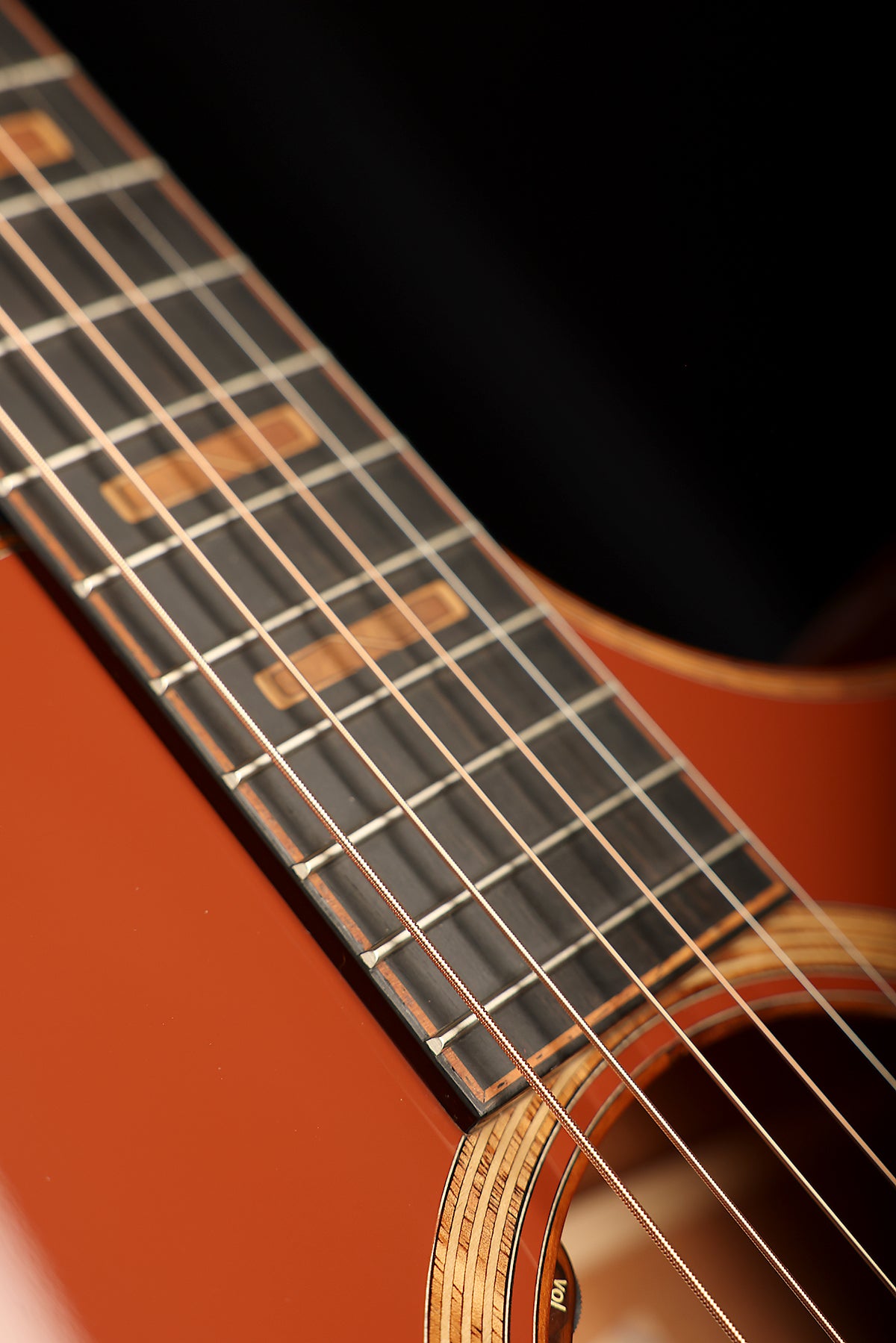 Taylor NAMM Custom C24ce B6004 Grand Auditorium ‘Terra Cotta’ Acoustic Electric Guitar