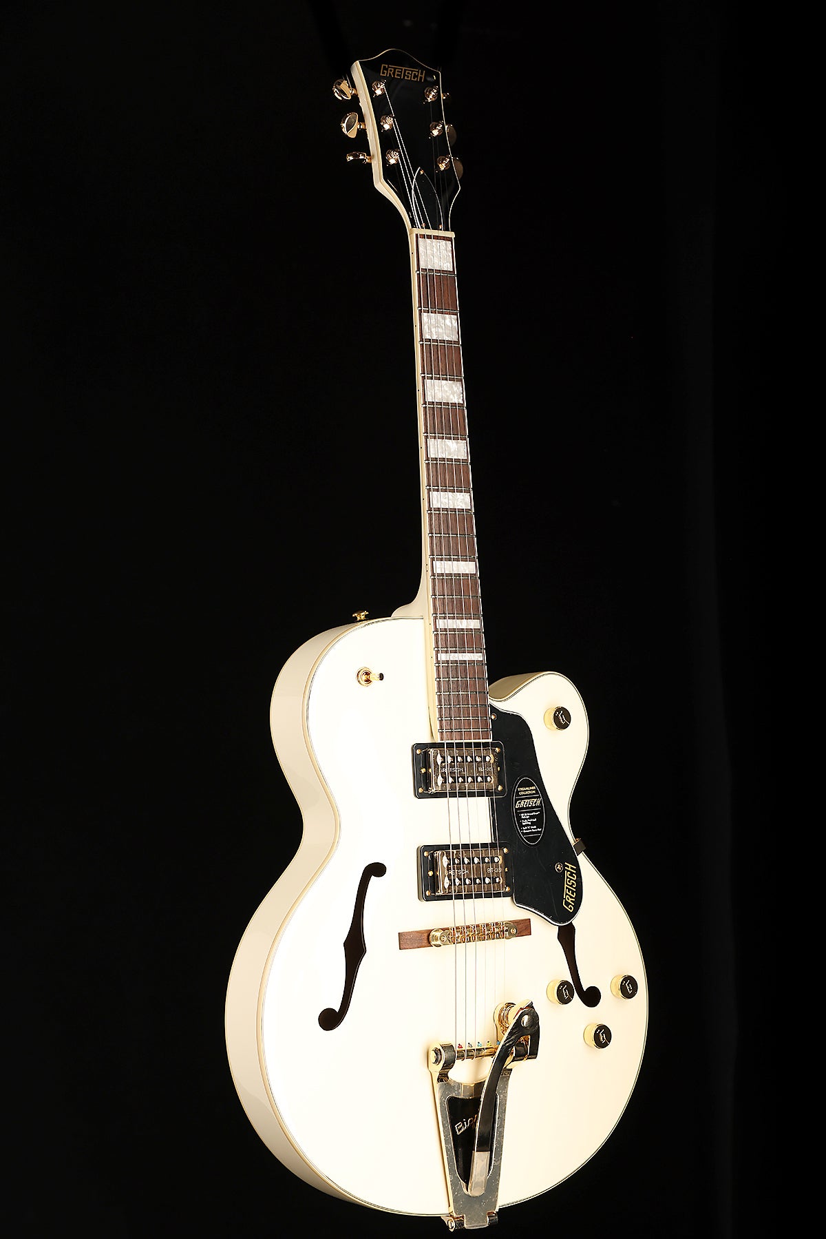 Gretsch G2420TG Streamliner Hollow Body with Bigsby LTD ‘Vintage White’ Electric Guitar