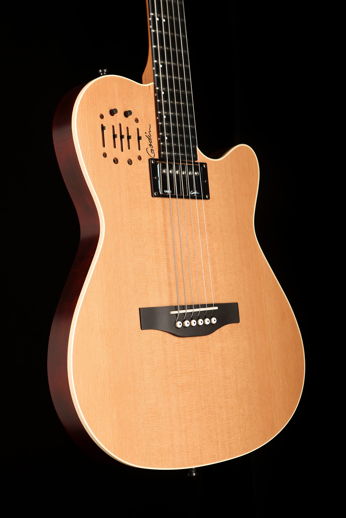 Godin A6 Ultra Natural SG Hybrid Acoustic Electric Guitar - Acoustic Centre Music Store, Melbourne Australia