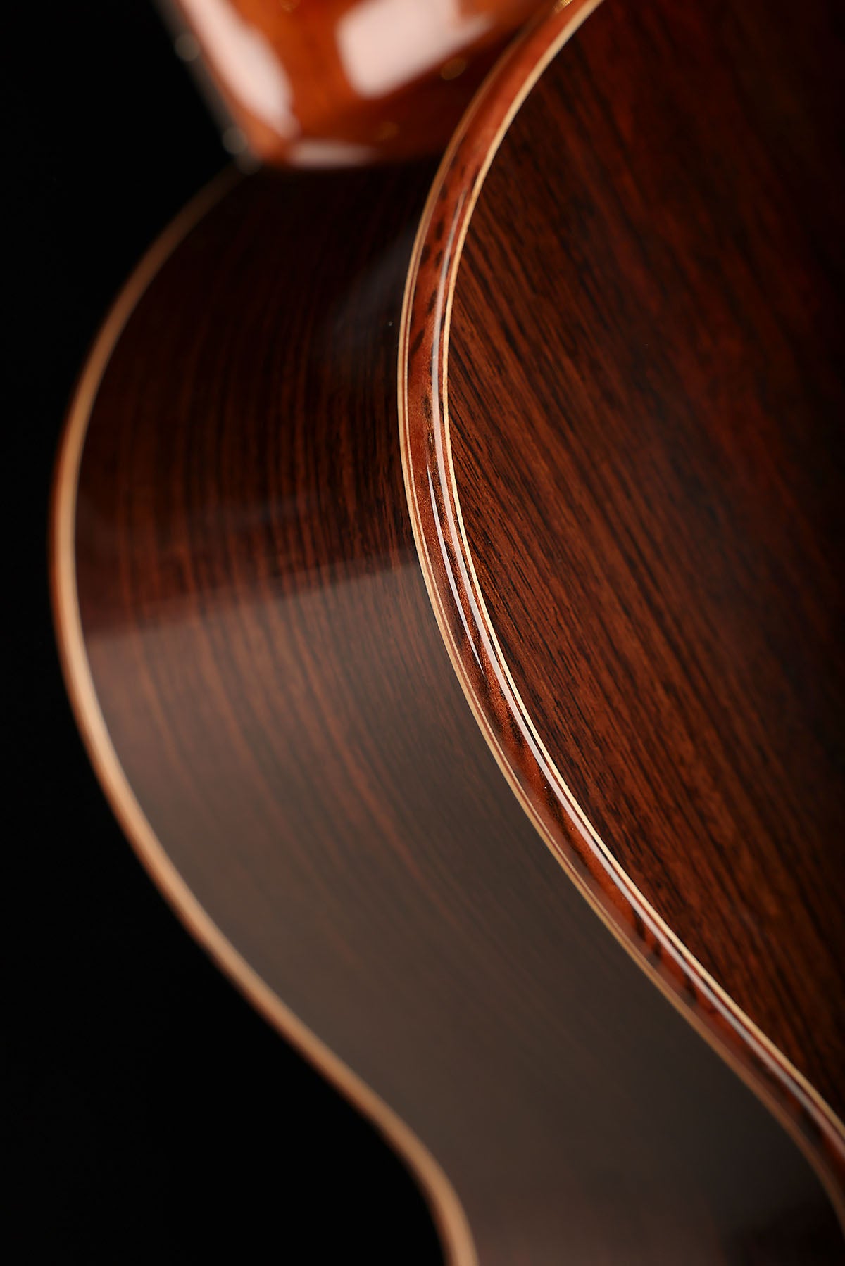 Allan Bull Concert Model 'Californian Redwood / East Indian Rosewood' Classical Guitar