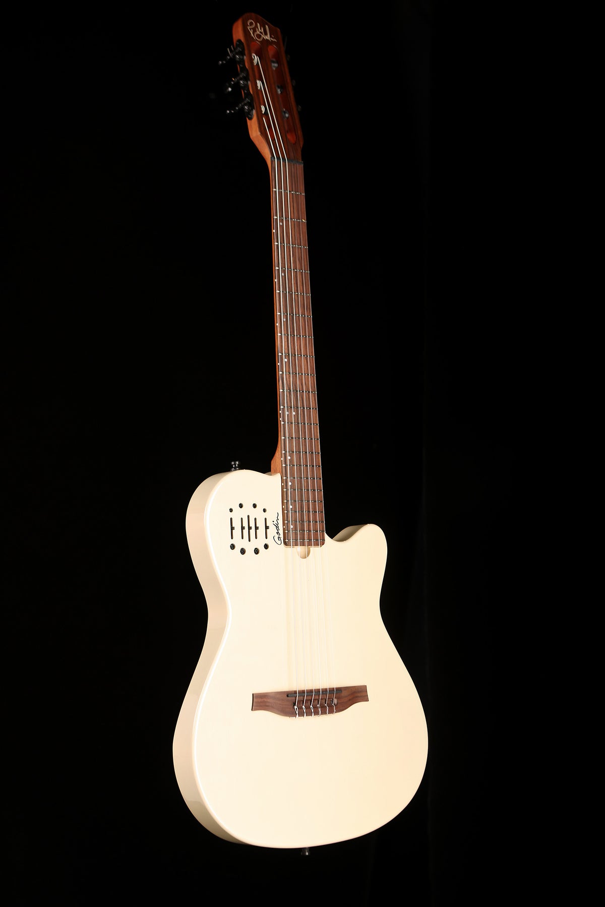 Godin Multiac Mundial &#39;Ozark Cream&#39; Classical Electric Guitar - Acoustic Centre Music Store, Melbourne Australia
