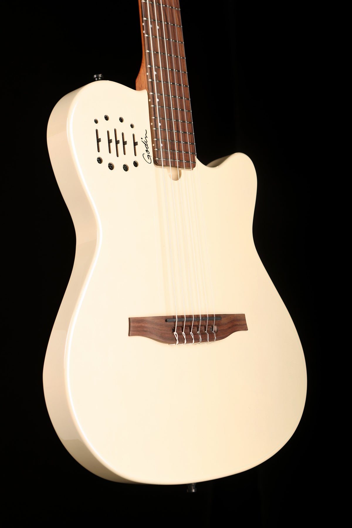 Godin Multiac Mundial &#39;Ozark Cream&#39; Classical Electric Guitar - Acoustic Centre Music Store, Melbourne Australia