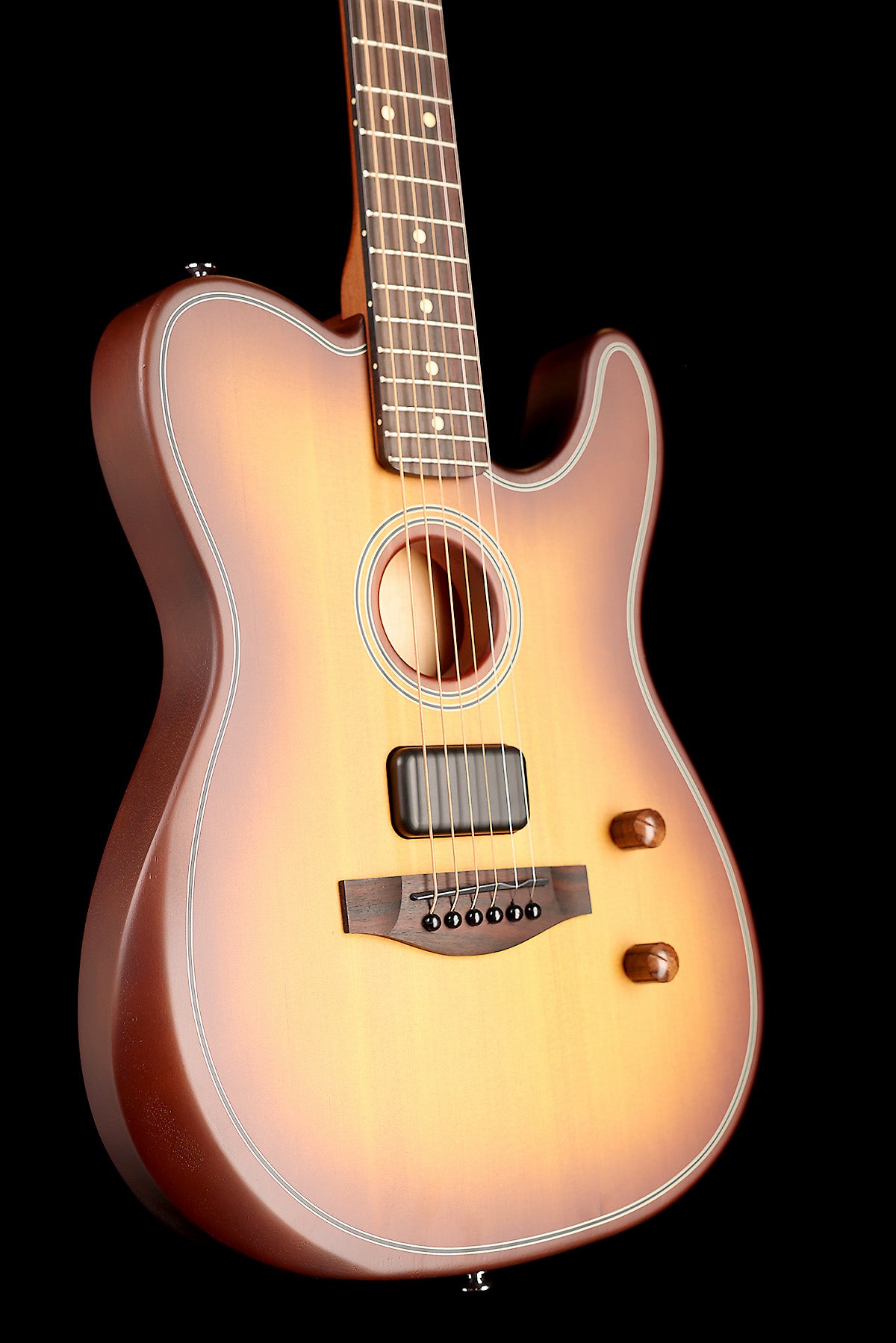 Fender Acoustasonic Standard Telecaster ‘Honey Burst’ Acoustic Electric Guitar