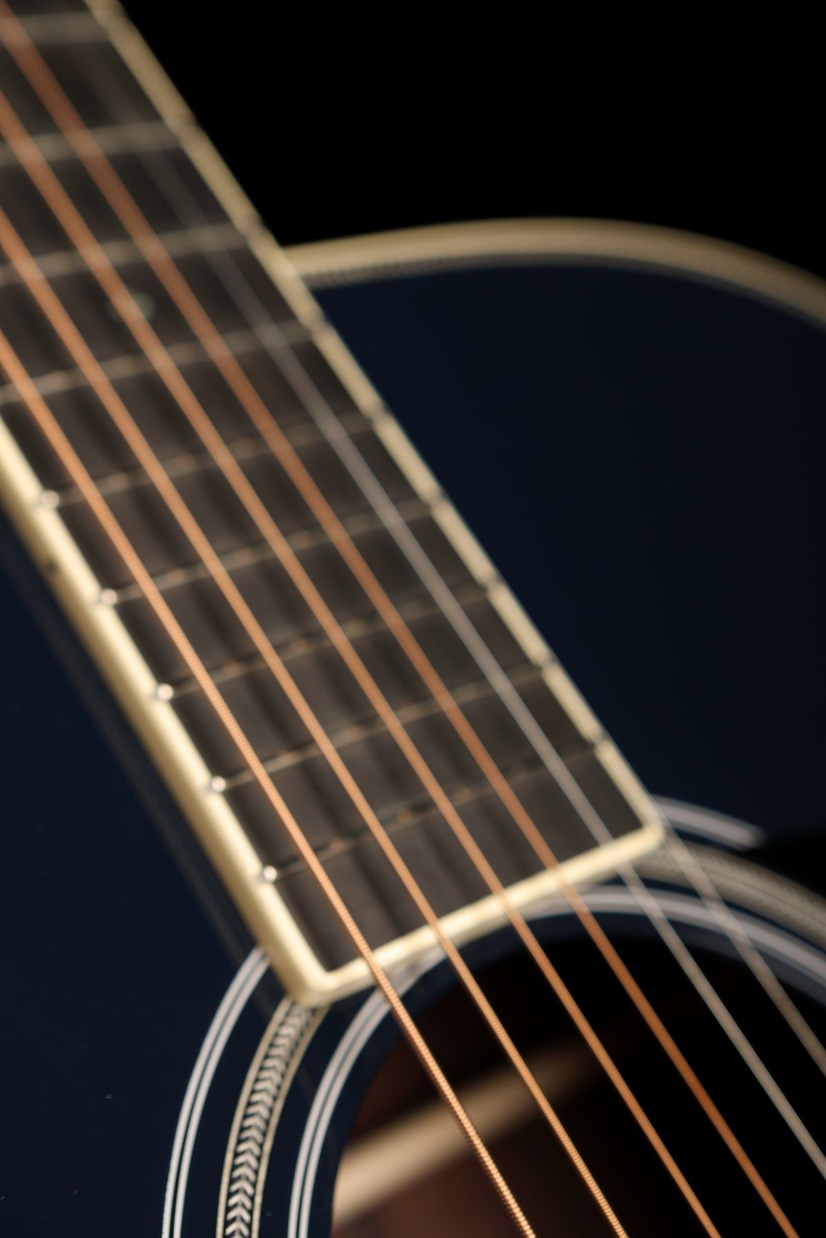 Martin Custom Shop OM Deep Body ‘Sitka Spruce / East Indian Rosewood – Navy Blue’ Acoustic Guitar - Acoustic Centre Music Store, Melbourne Australia