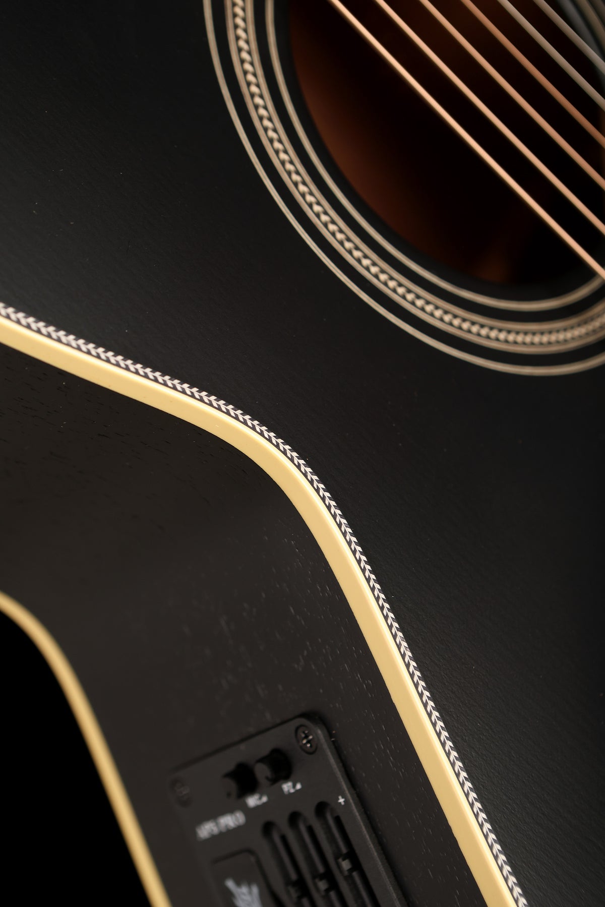 Maton EBG808C Nashville Custom &#39;Satin Black&#39; Acoustic Electric Guitar - Acoustic Centre Music Store, Melbourne Australia