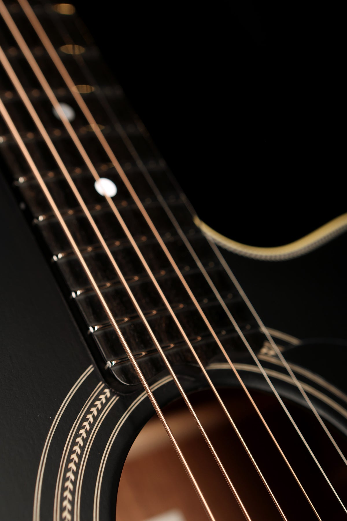 Maton EBG808C Nashville Custom &#39;Satin Black&#39; Acoustic Electric Guitar - Acoustic Centre Music Store, Melbourne Australia