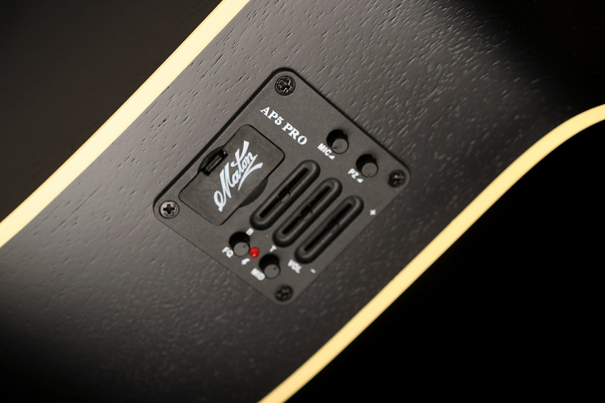 Maton EBG808C Nashville Custom &#39;Satin Black&#39; Acoustic Electric Guitar - Acoustic Centre Music Store, Melbourne Australia