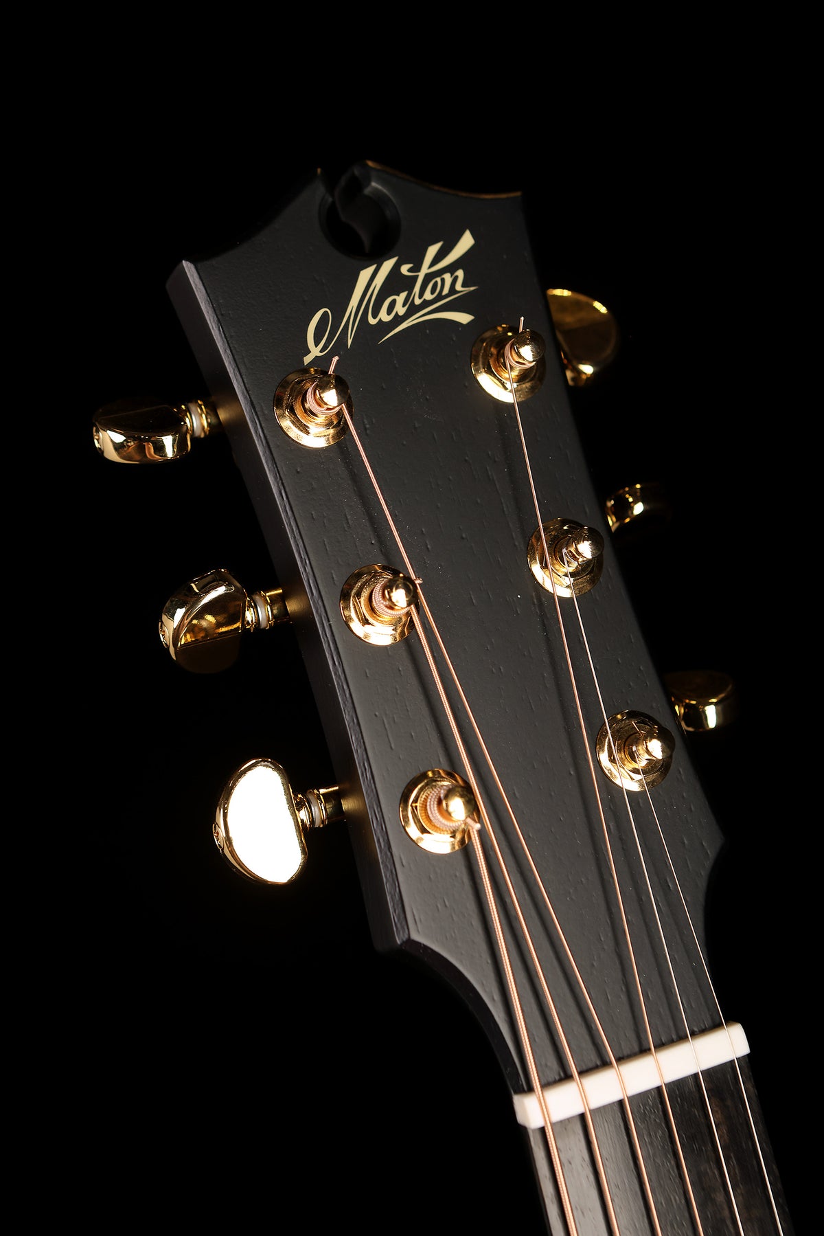 Maton EBG808C Nashville Custom &#39;Satin Black&#39; Acoustic Electric Guitar - Acoustic Centre Music Store, Melbourne Australia
