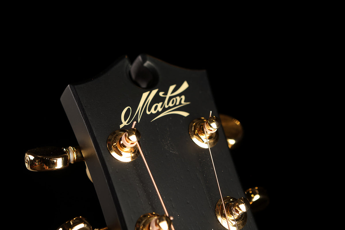 Maton EBG808C Nashville Custom &#39;Satin Black&#39; Acoustic Electric Guitar - Acoustic Centre Music Store, Melbourne Australia