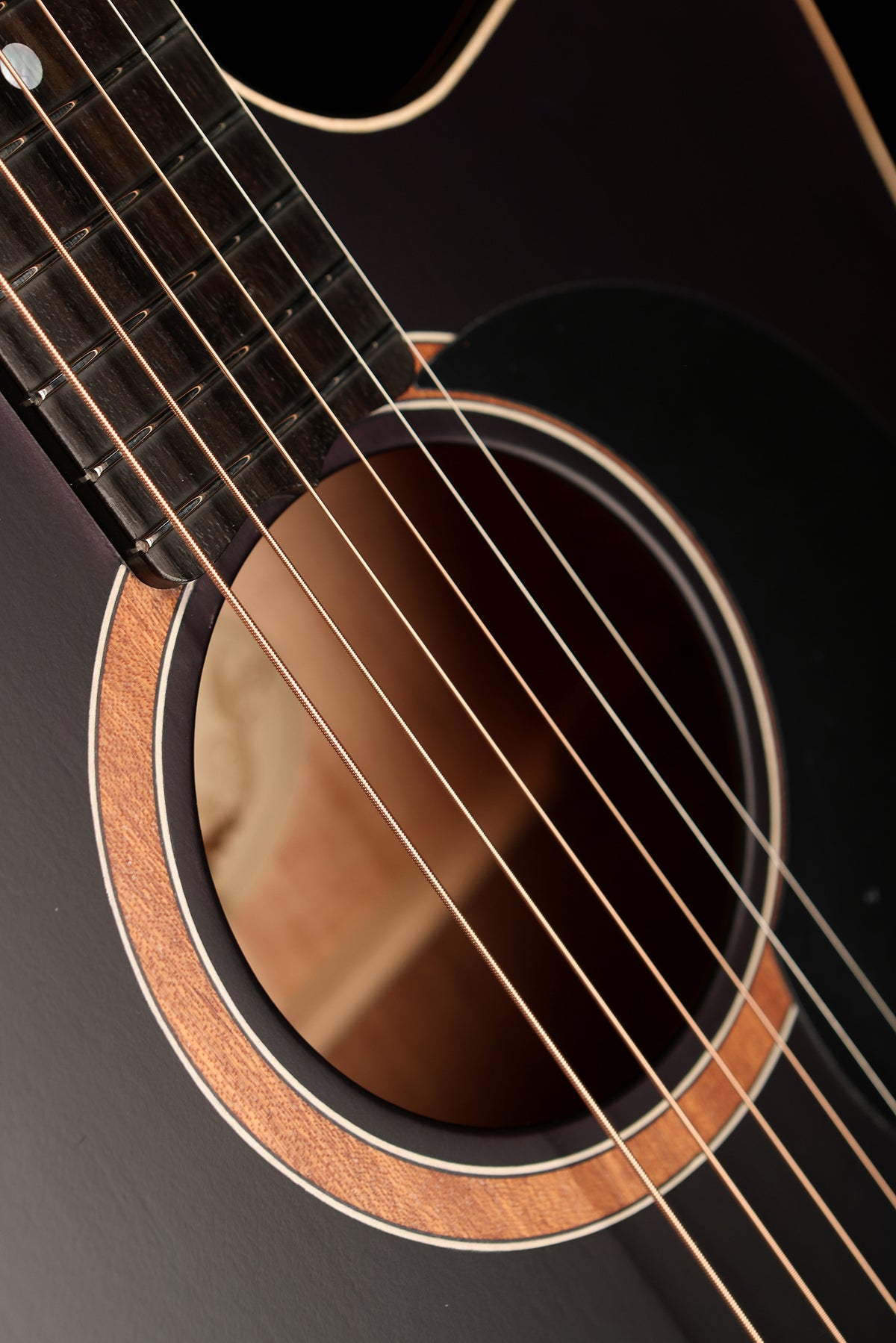 Maton SRS60C Custom &#39;Satin Black&#39; Acoustic Electric Guitar - Acoustic Centre Music Store, Melbourne Australia