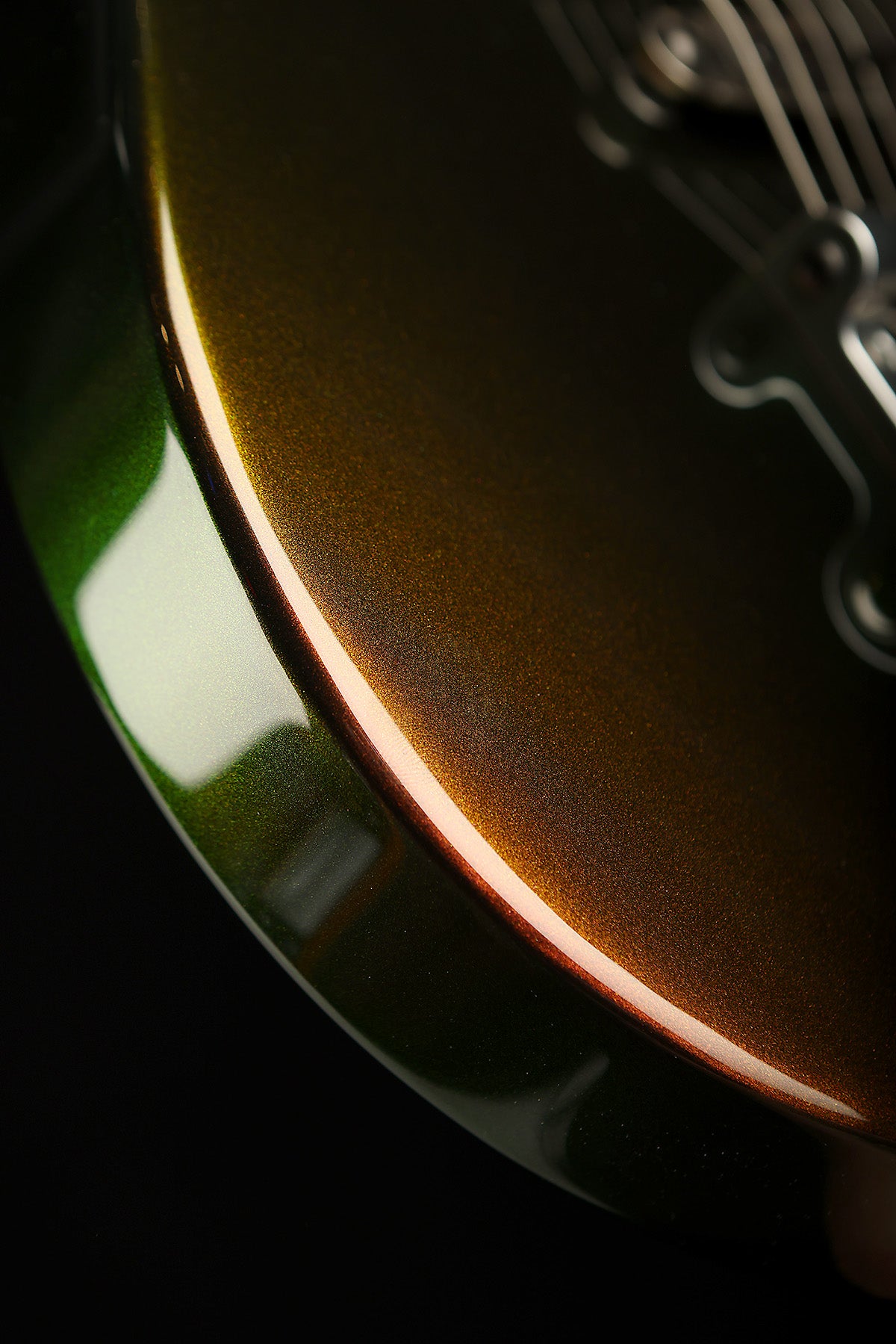 Powers Electric A-Type &#39;Chroma Watermelon&#39; with Camtail Vibrato Electric Guitar - Acoustic Centre Music Store, Melbourne Australia