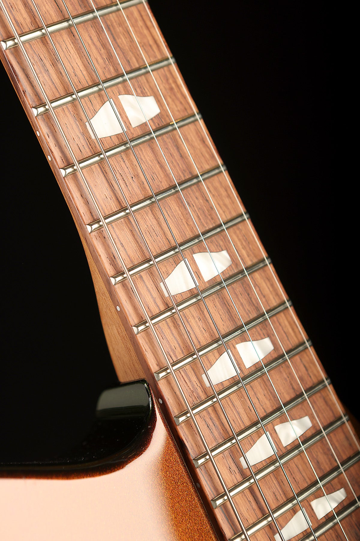 Powers Electric A-Type &#39;Chroma Watermelon&#39; with Camtail Vibrato Electric Guitar - Acoustic Centre Music Store, Melbourne Australia