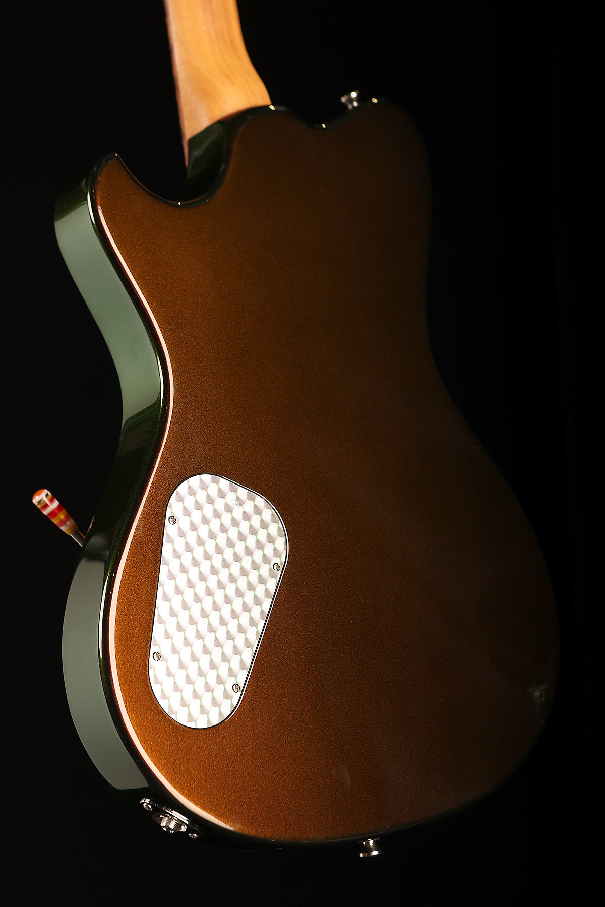 Powers Electric A-Type &#39;Chroma Watermelon&#39; with Camtail Vibrato Electric Guitar - Acoustic Centre Music Store, Melbourne Australia