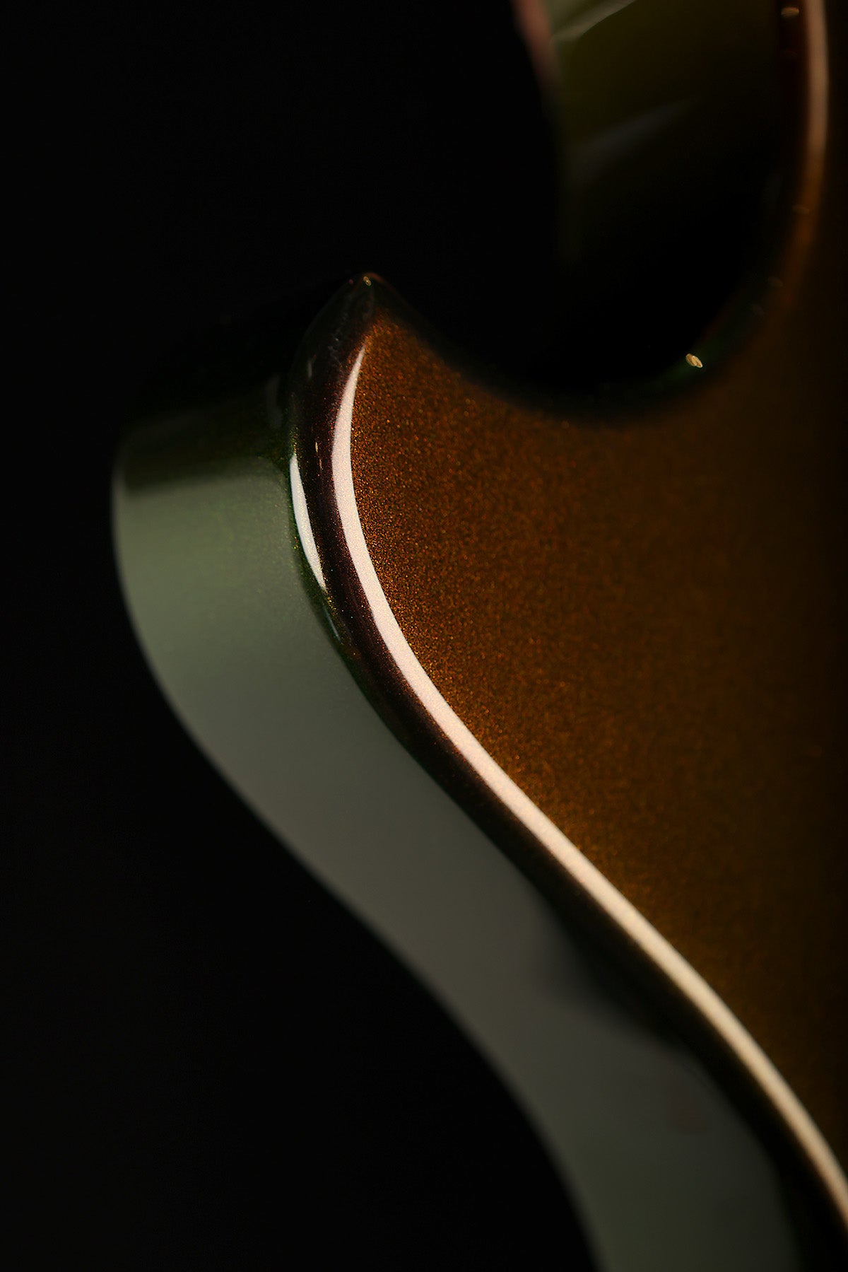 Powers Electric A-Type &#39;Chroma Watermelon&#39; with Camtail Vibrato Electric Guitar - Acoustic Centre Music Store, Melbourne Australia