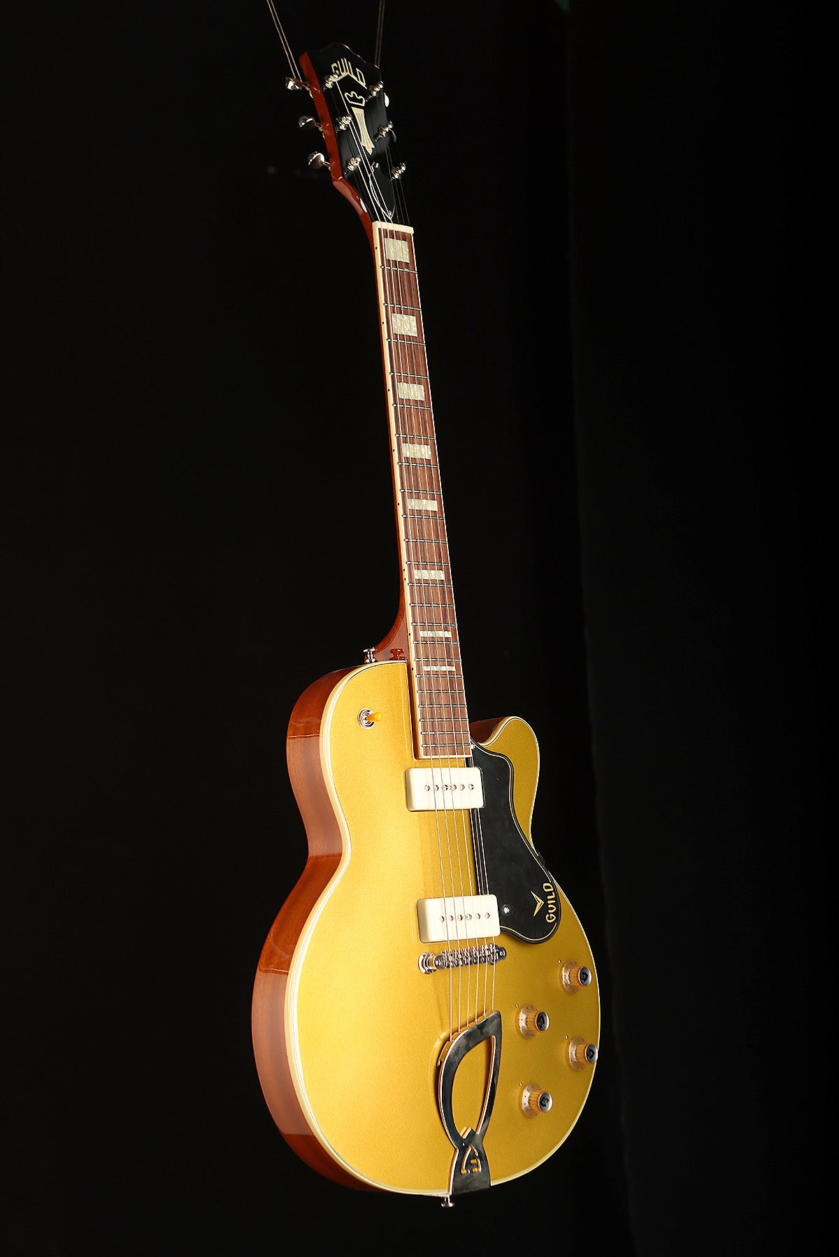 Guild M-75 Aristocrat 'Gold Top' Hollowbody Electric Guitar - Acoustic Centre Music Store, Melbourne Australia