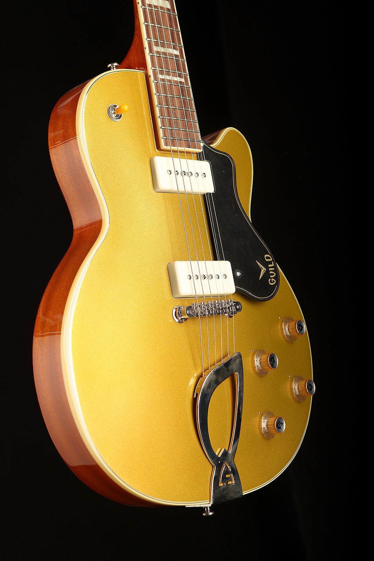 Guild M-75 Aristocrat 'Gold Top' Hollowbody Electric Guitar - Acoustic Centre Music Store, Melbourne Australia
