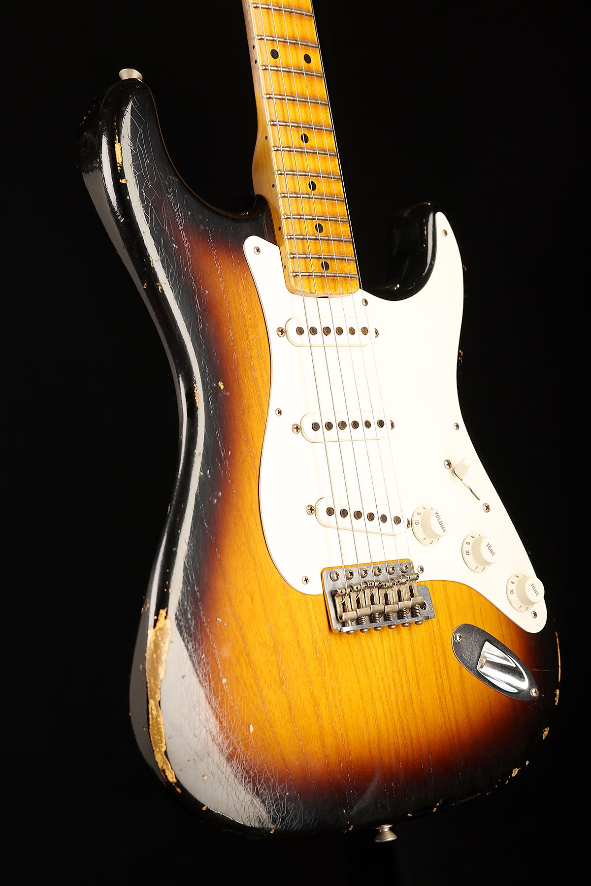 Fender Custom Shop 1955 Limited Edition Relic Stratocaster '2-Tone Sunburst' Preowned 2015