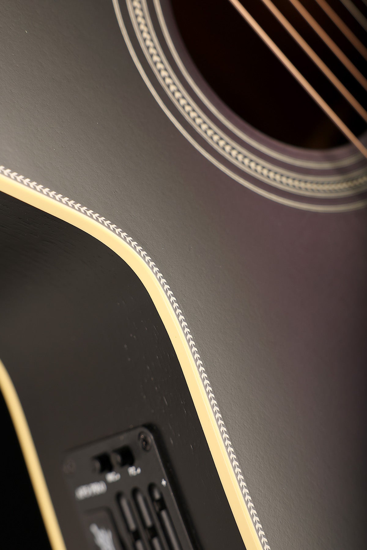 Maton EBG808C Nashville Custom 'Ghost Black' Acoustic Electric Guitar