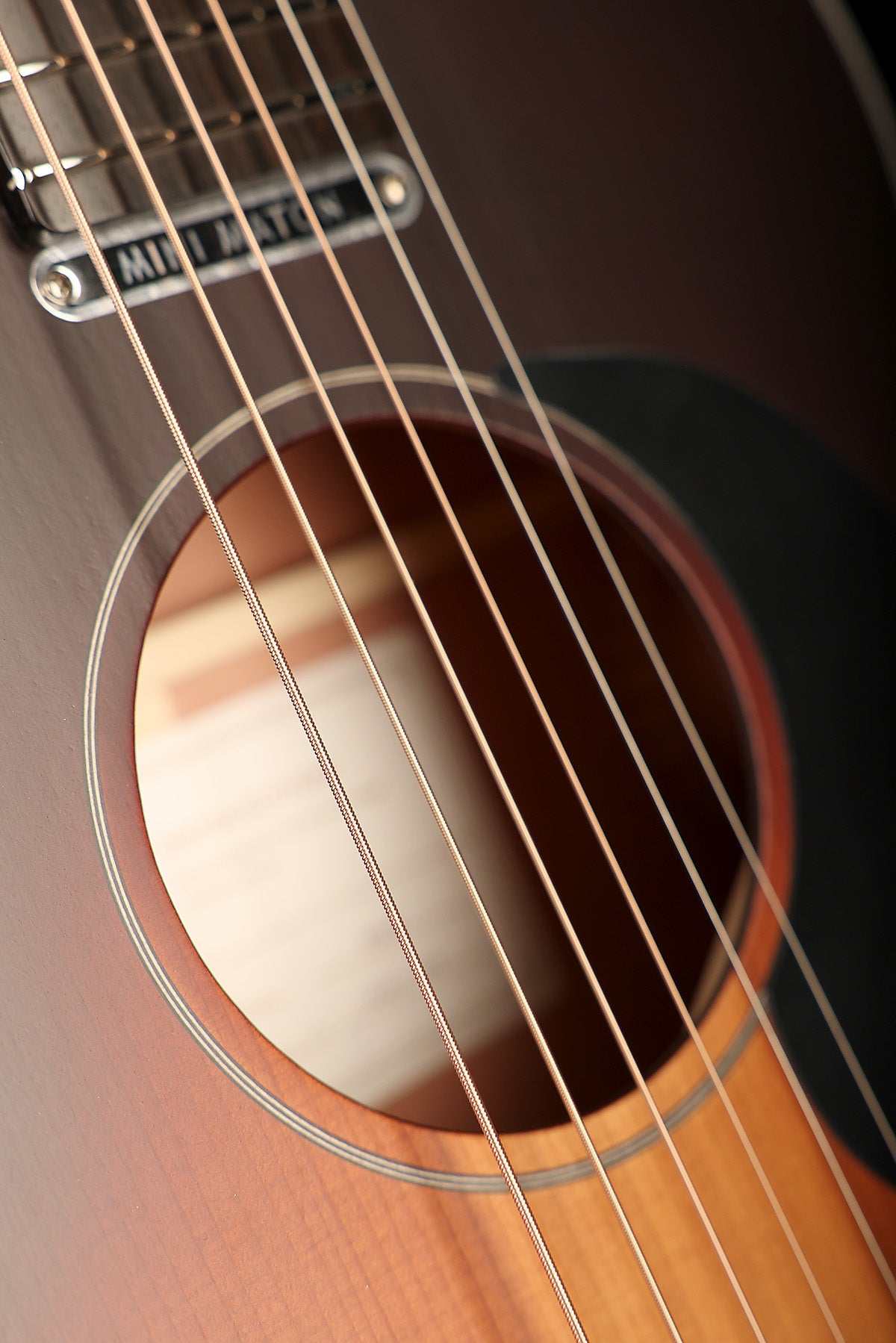 Maton Redwood Series RM-6 Custom Mini Maton 'Tobacco Sunburst' Acoustic Electric Guitar