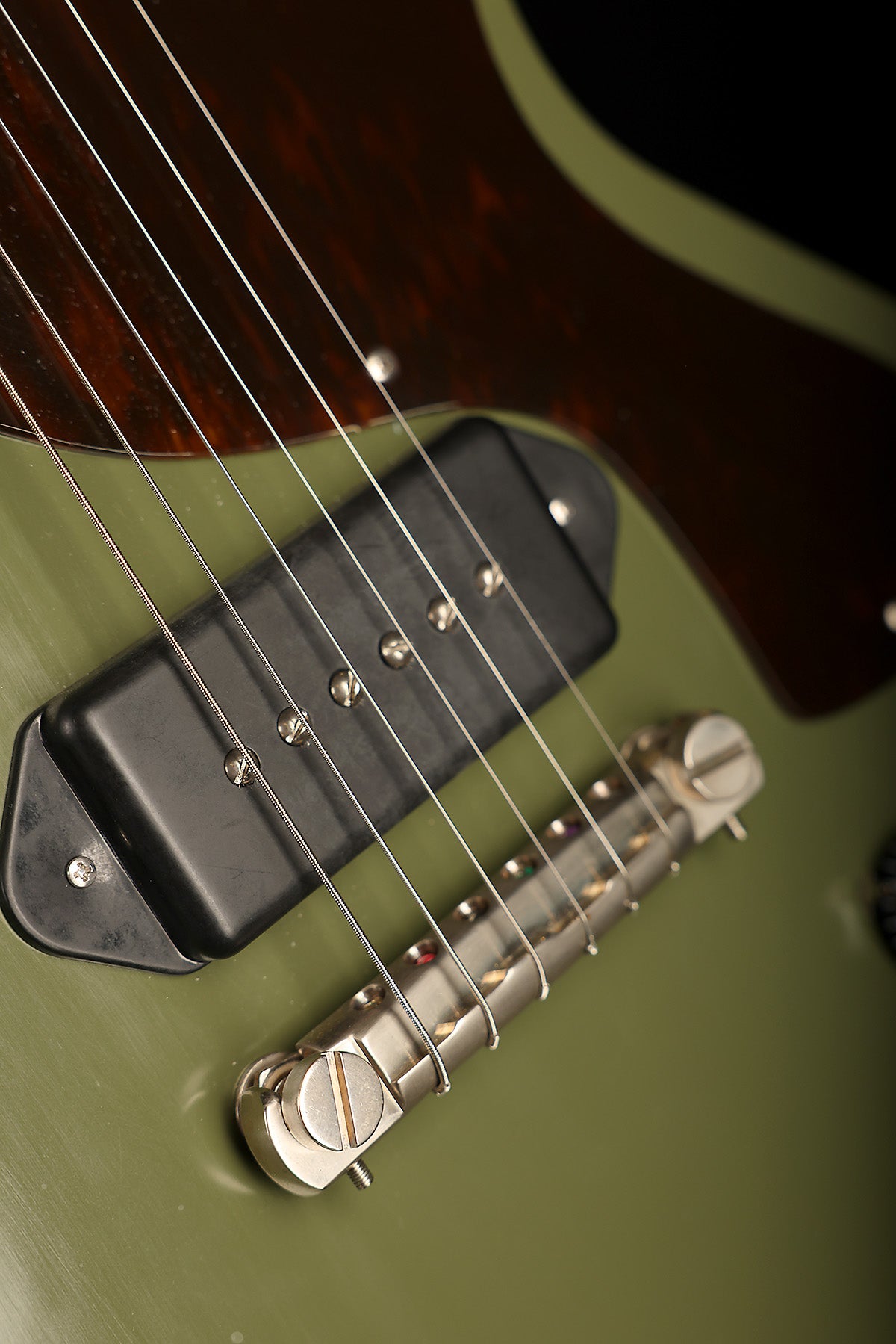 Eastman SB55DC/TV-LTD-OD Limited Edition 'Olive Drab' Electric Guitar