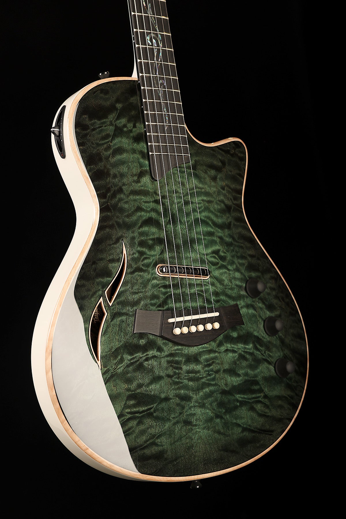 Taylor CT5z NAMM Custom Catch 'Juniper Green / Arctic White' Acoustic Electric Guitar