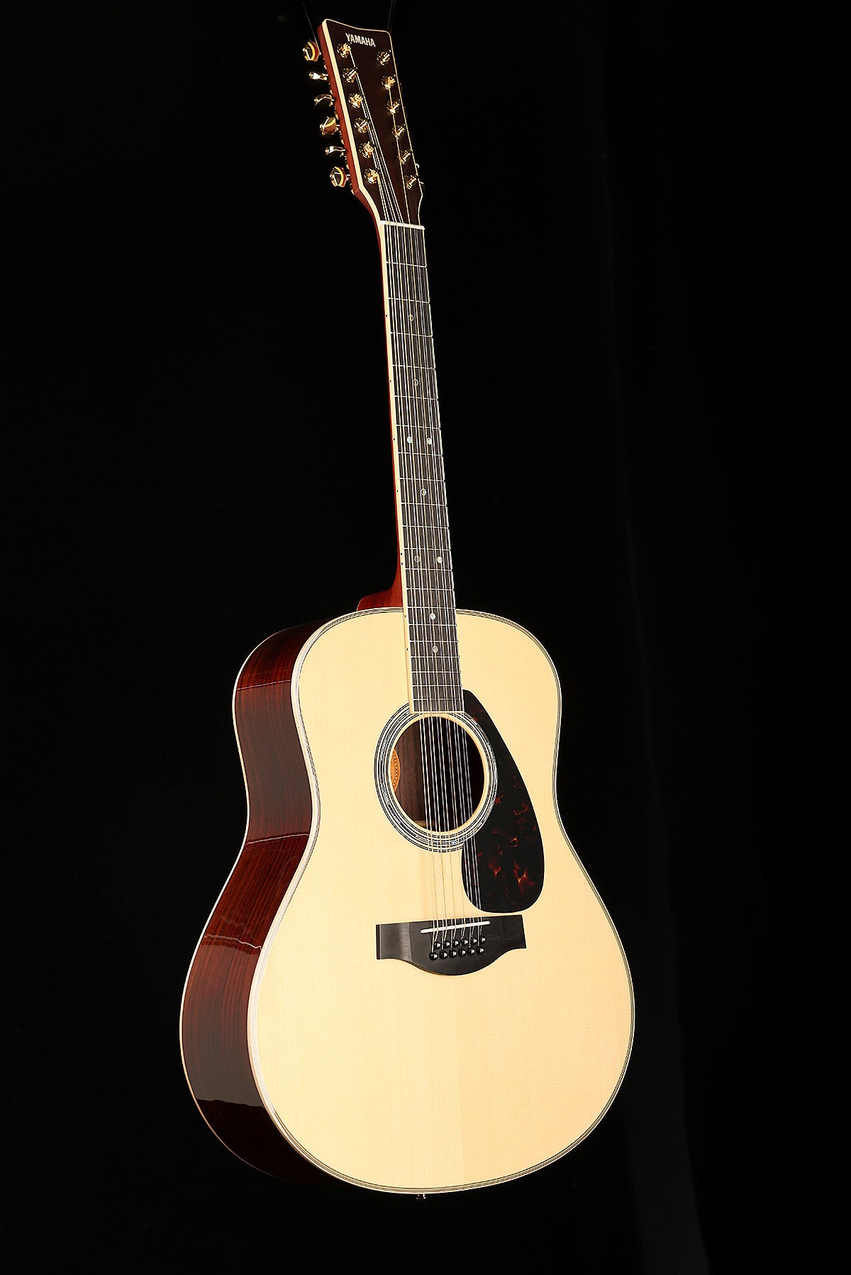 Yamaha LL16-12 ARE 'Natural' Jumbo 12-String Acoustic Electric Guitar