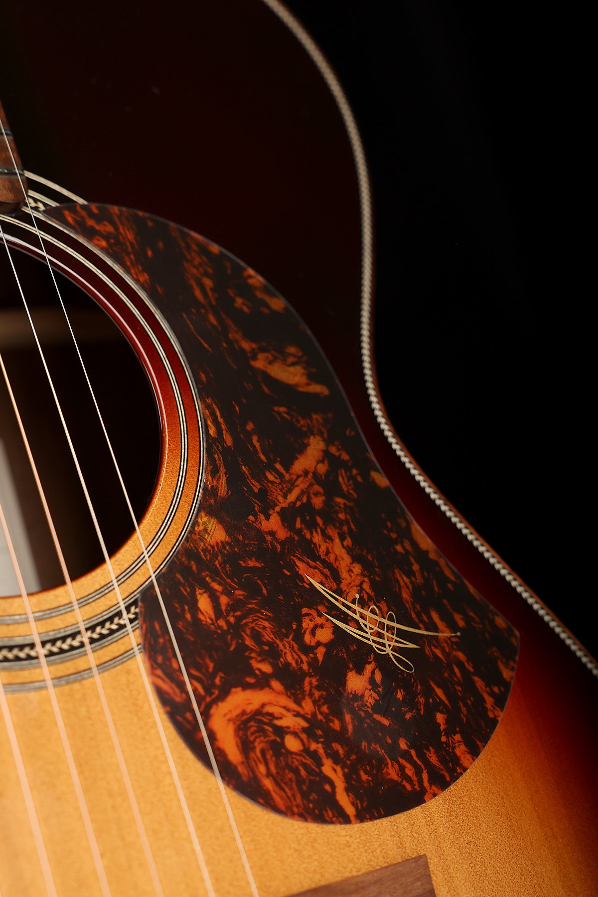 Maton EA808 'Australian' Custom 'Tobacco Sunburst' Acoustic Electric Guitar