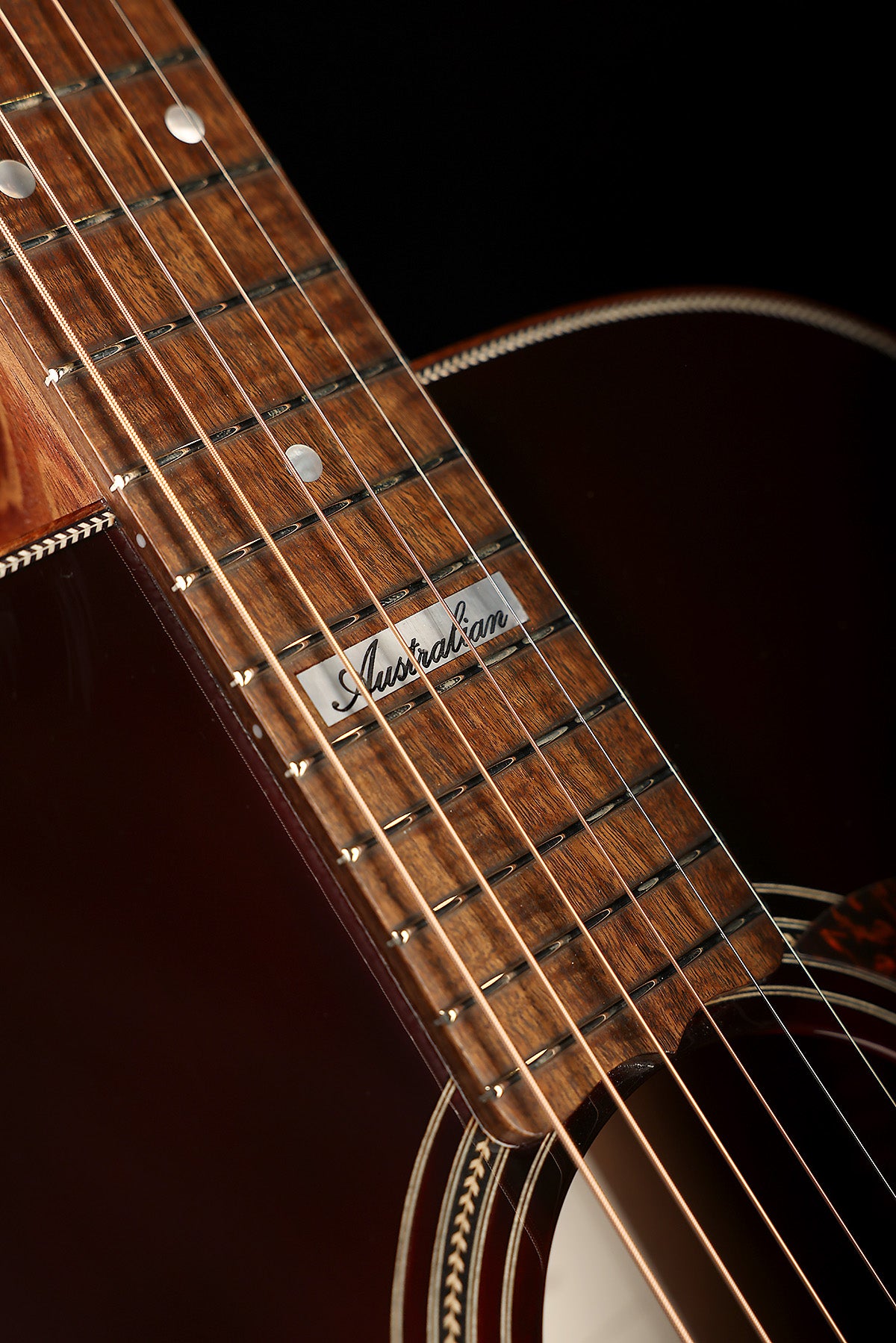 Maton EA808 'Australian' Custom 'Tobacco Sunburst' Acoustic Electric Guitar
