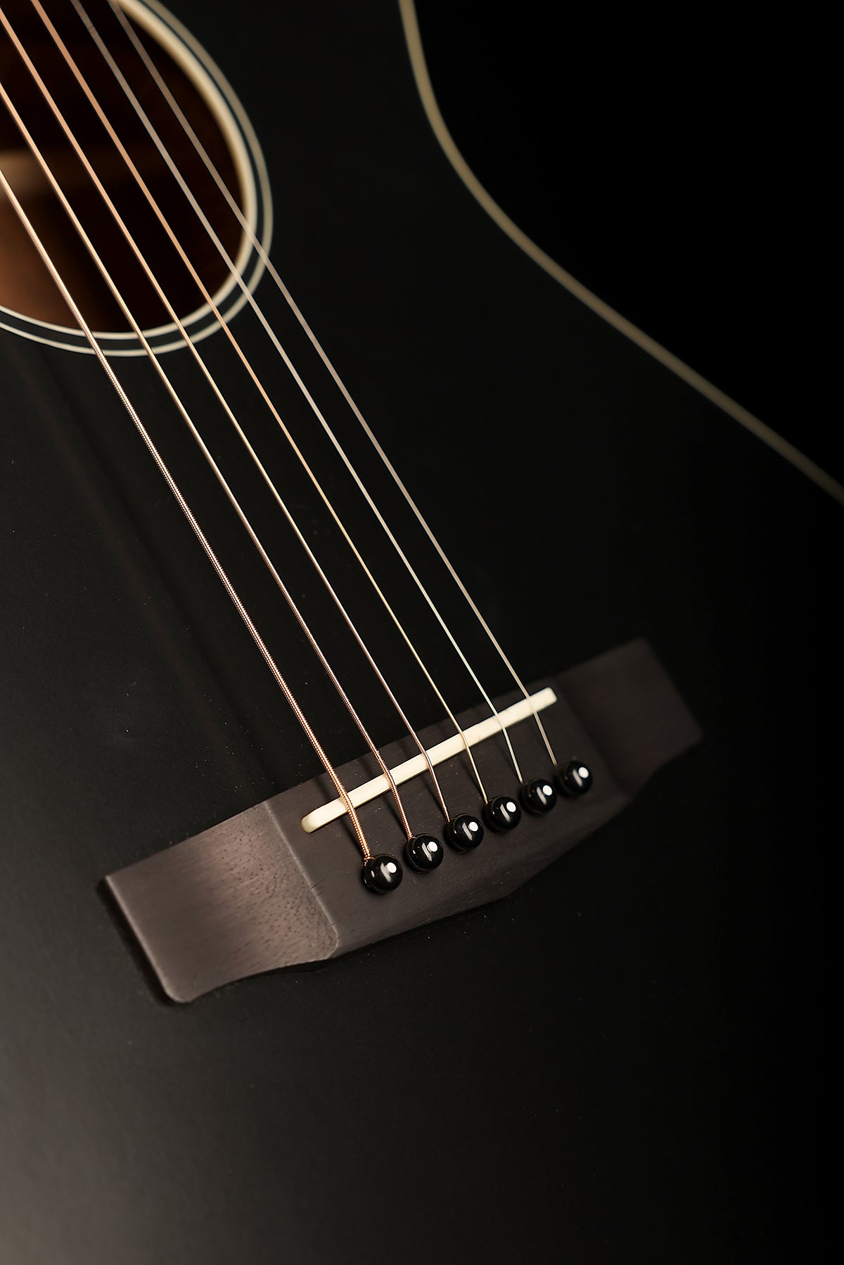 Cort Core-MC Ovangkol 'Black' Modern Concert Acoustic Electric Guitar