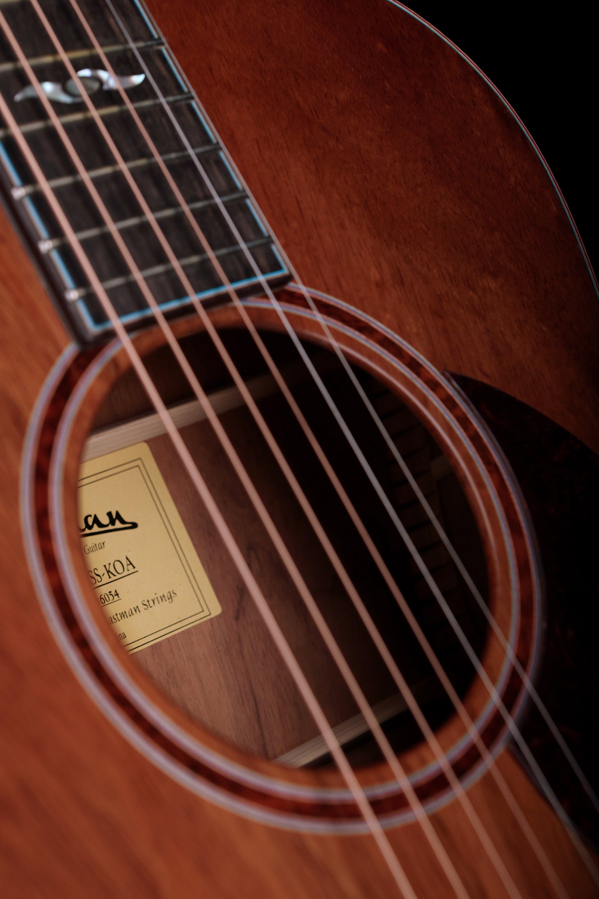 Eastman L-OOSS-KOA &#39;All Koa&#39; Luthier Series Acoustic Electric Guitar - Acoustic Centre Music Store, Melbourne Australia