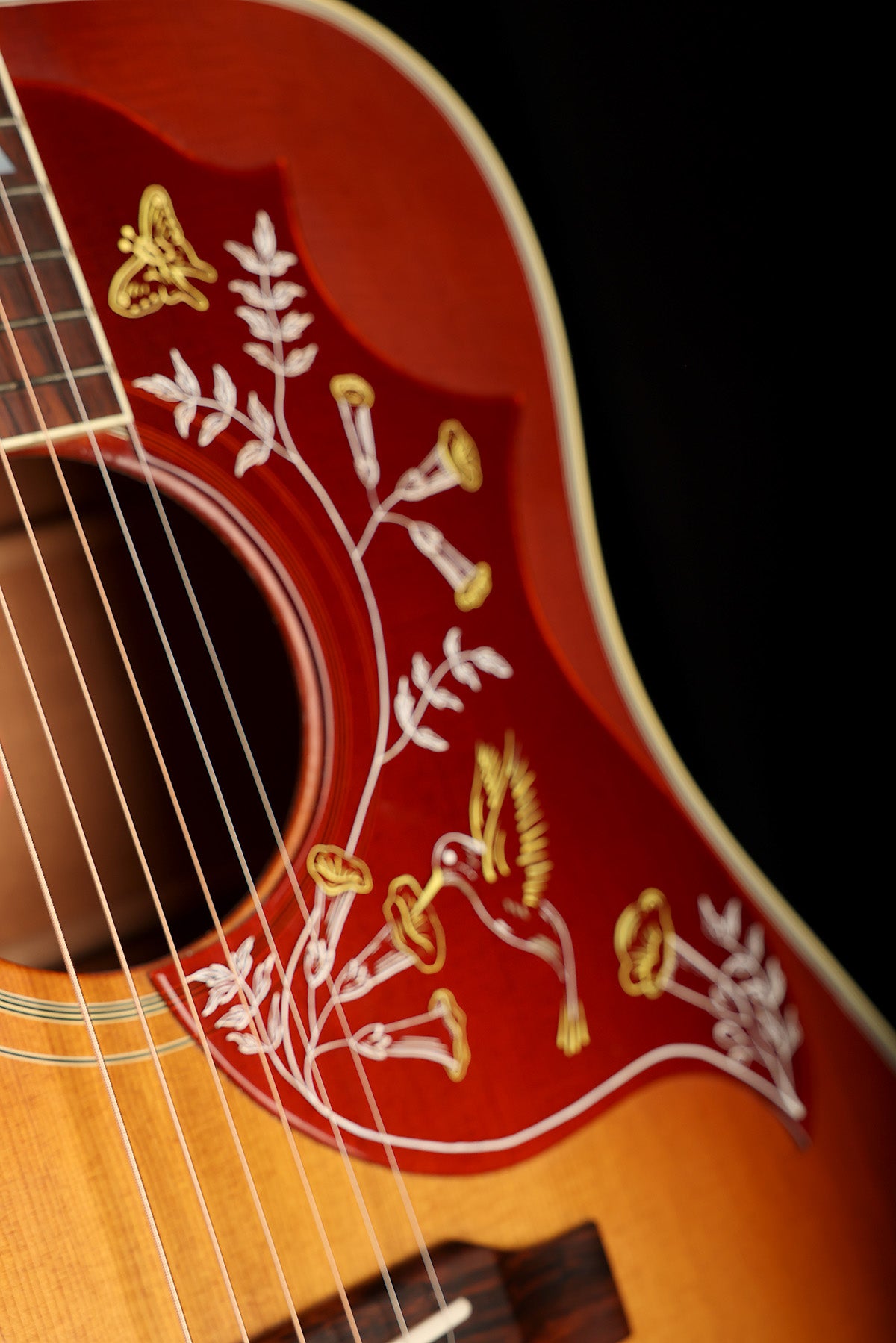 Gibson 1960 Hummingbird Fixed Bridge 'Heritage Cherry' Preowned 2023