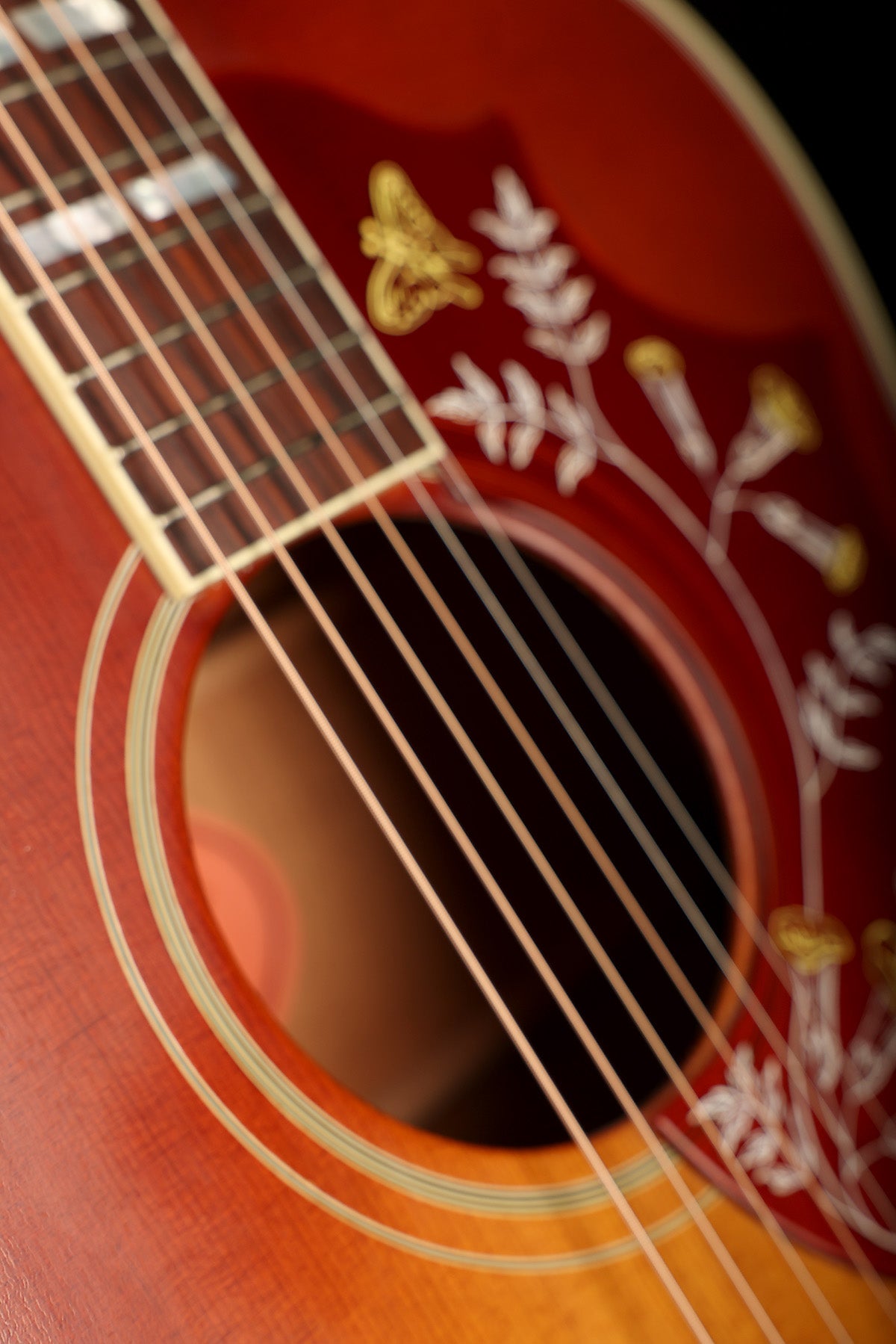 Gibson 1960 Hummingbird Fixed Bridge 'Heritage Cherry' Preowned 2023