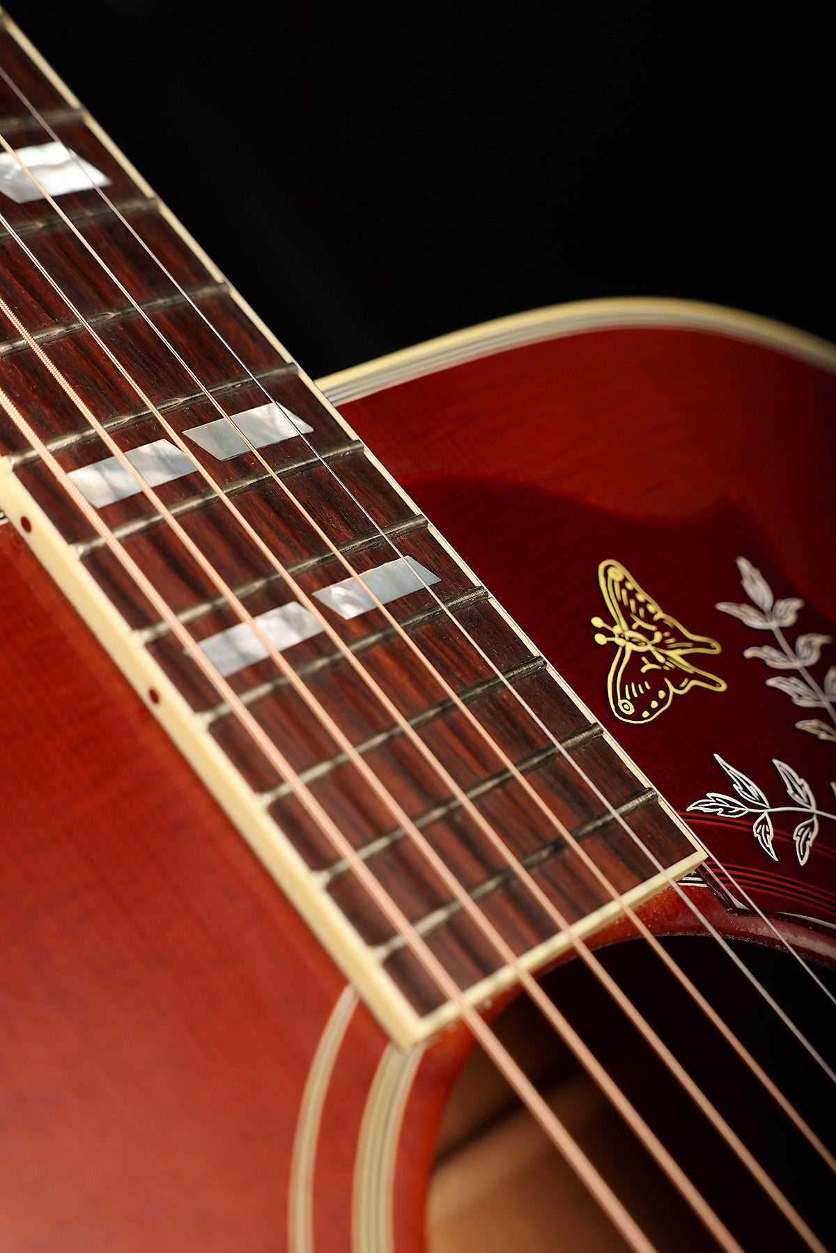 Gibson 1960 Hummingbird Fixed Bridge 'Heritage Cherry' Preowned 2023