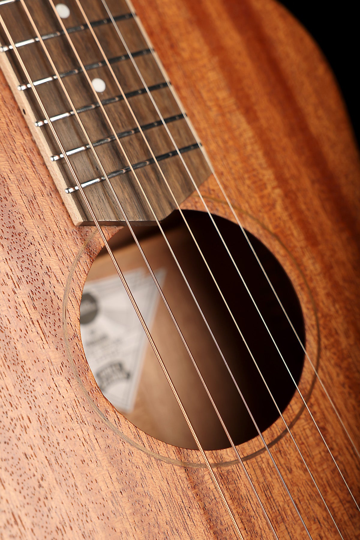 Cole Clark CCSP1E Studio Parlour 'All Mahogany' Acoustic Electric Guitar