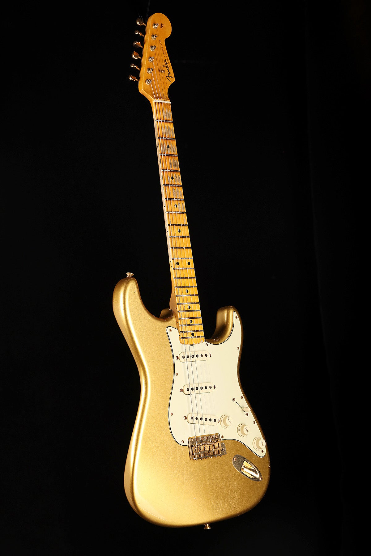 Fender Custom Shop Limited 1962 Stratocaster Journeyman Relic 'Aztec Gold' Preowned 2021