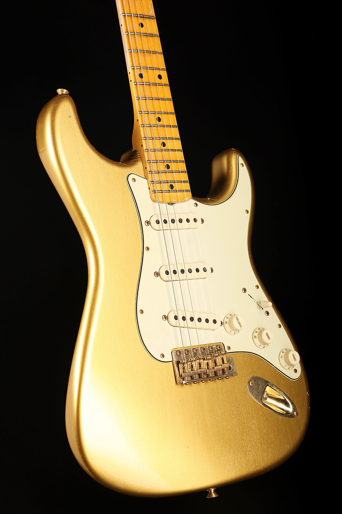 Fender Custom Shop Limited 1962 Stratocaster Journeyman Relic 'Aztec Gold' Preowned 2021