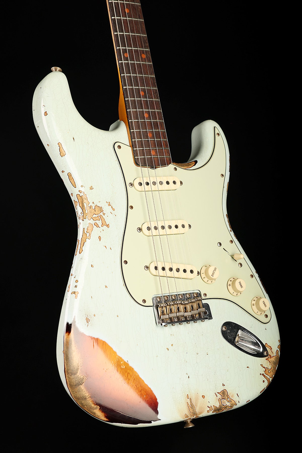 Fender Custom Shop 2018 NAMM Limited 1962 Stratocaster Heavy Relic 'Sonic Blue over 3-Colour Sunburst' Preowned 2018