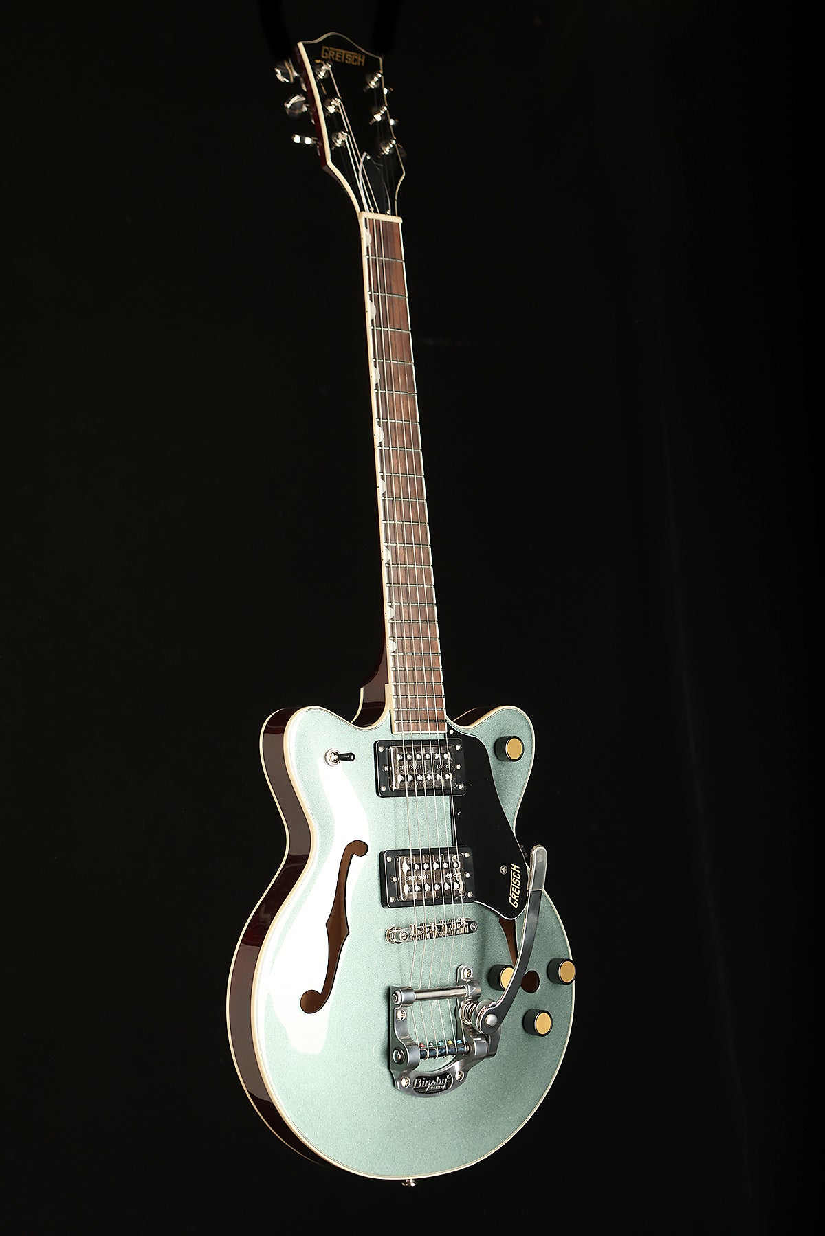 Gretsch G2655T Streamliner Center Block Jr. Double-Cut with Bigsby &#39;Gunmetal&#39; Electric Guitar - Acoustic Centre Music Store, Melbourne Australia