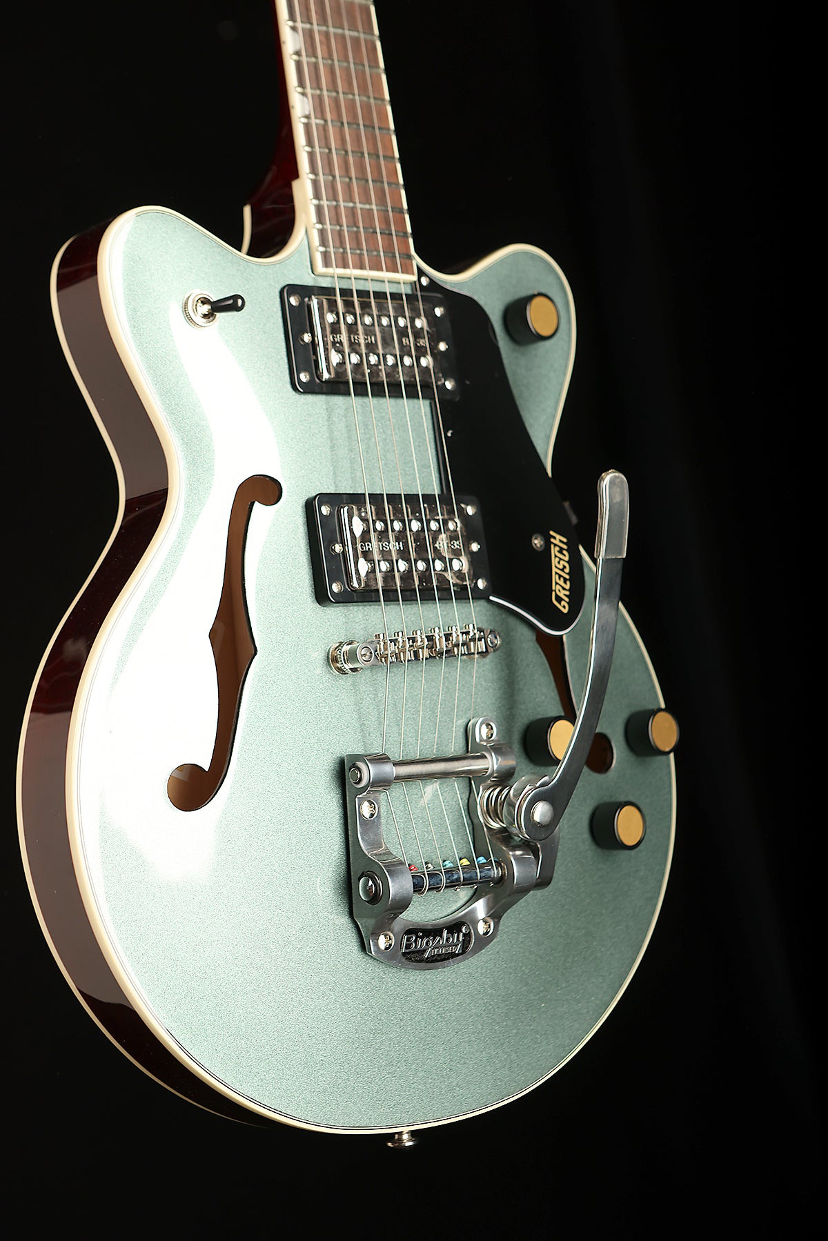 Gretsch G2655T Streamliner Center Block Jr. Double-Cut with Bigsby &#39;Gunmetal&#39; Electric Guitar - Acoustic Centre Music Store, Melbourne Australia