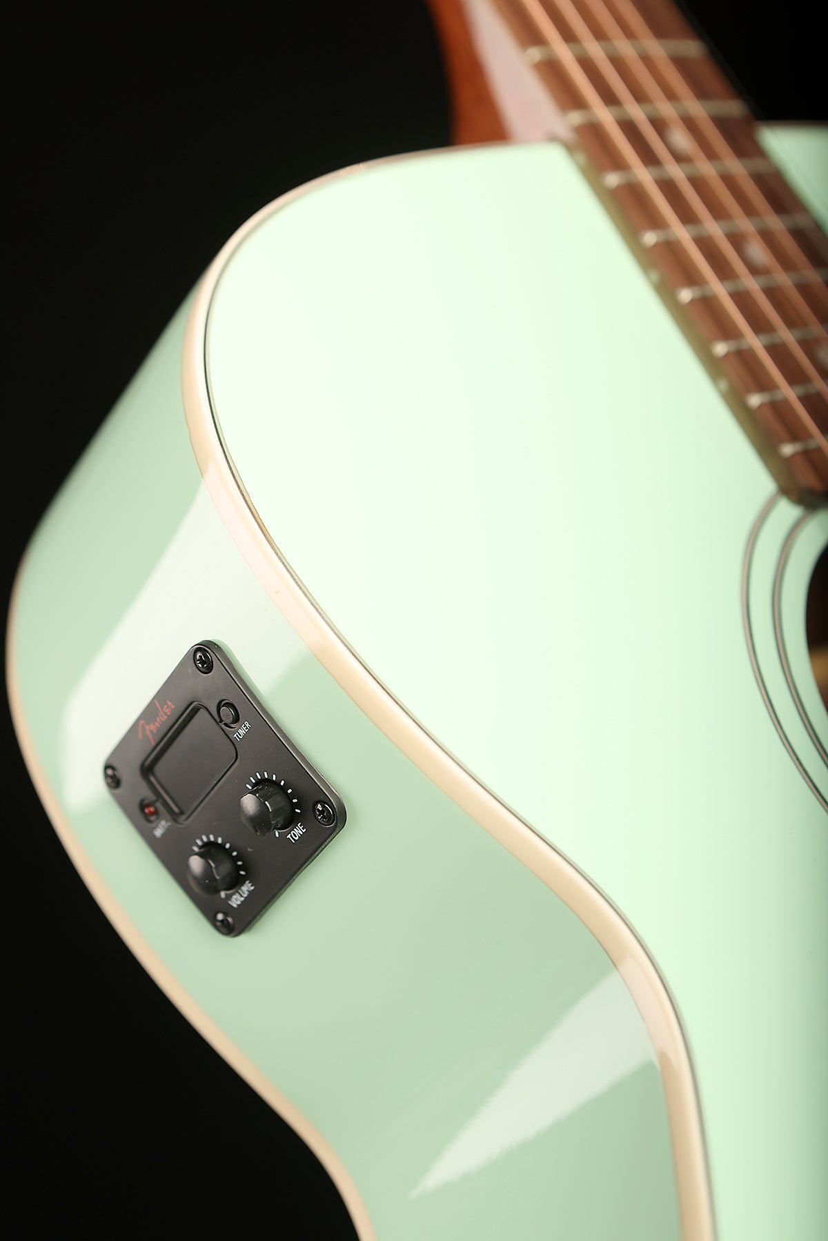 Fender California Standard Monterey E ‘Surf Green’ Acoustic Electric Guitar - Acoustic Centre Music Store, Melbourne Australia