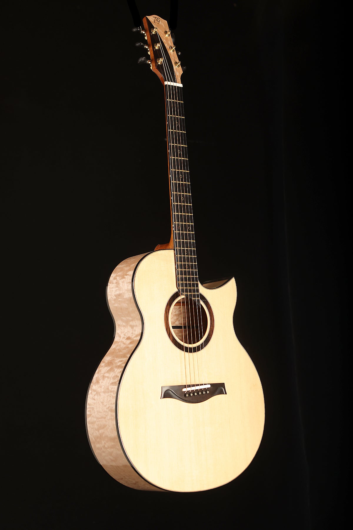 PG Guitars SJ &#39;Sitka Spruce / Quilted Maple&#39; Acoustic Guitar - Acoustic Centre Music Store, Melbourne Australia
