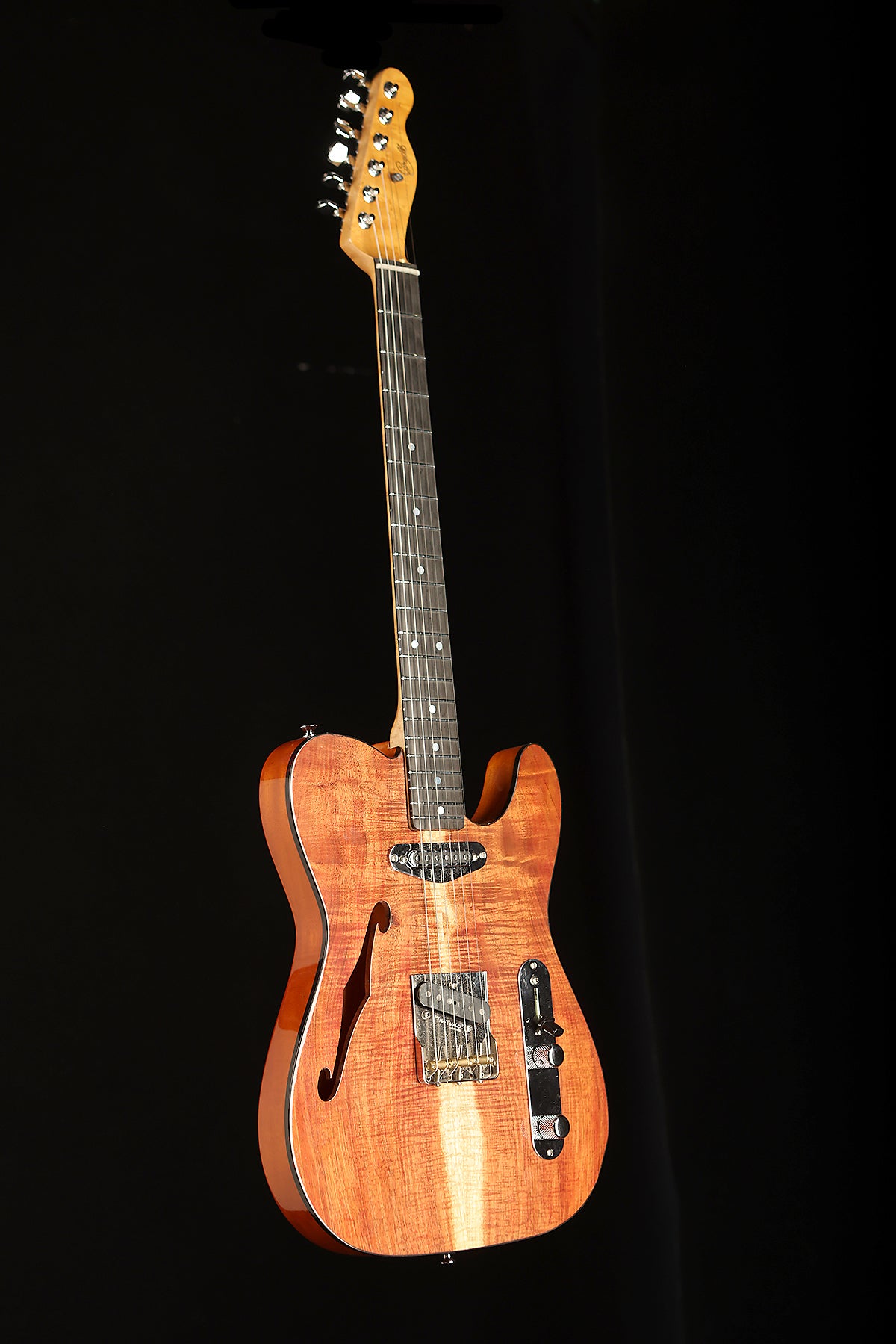 Cargill Custom Thinline Telecaster &#39;Figured Blackwood&#39; Preowned 2024 - Acoustic Centre Music Store, Melbourne Australia
