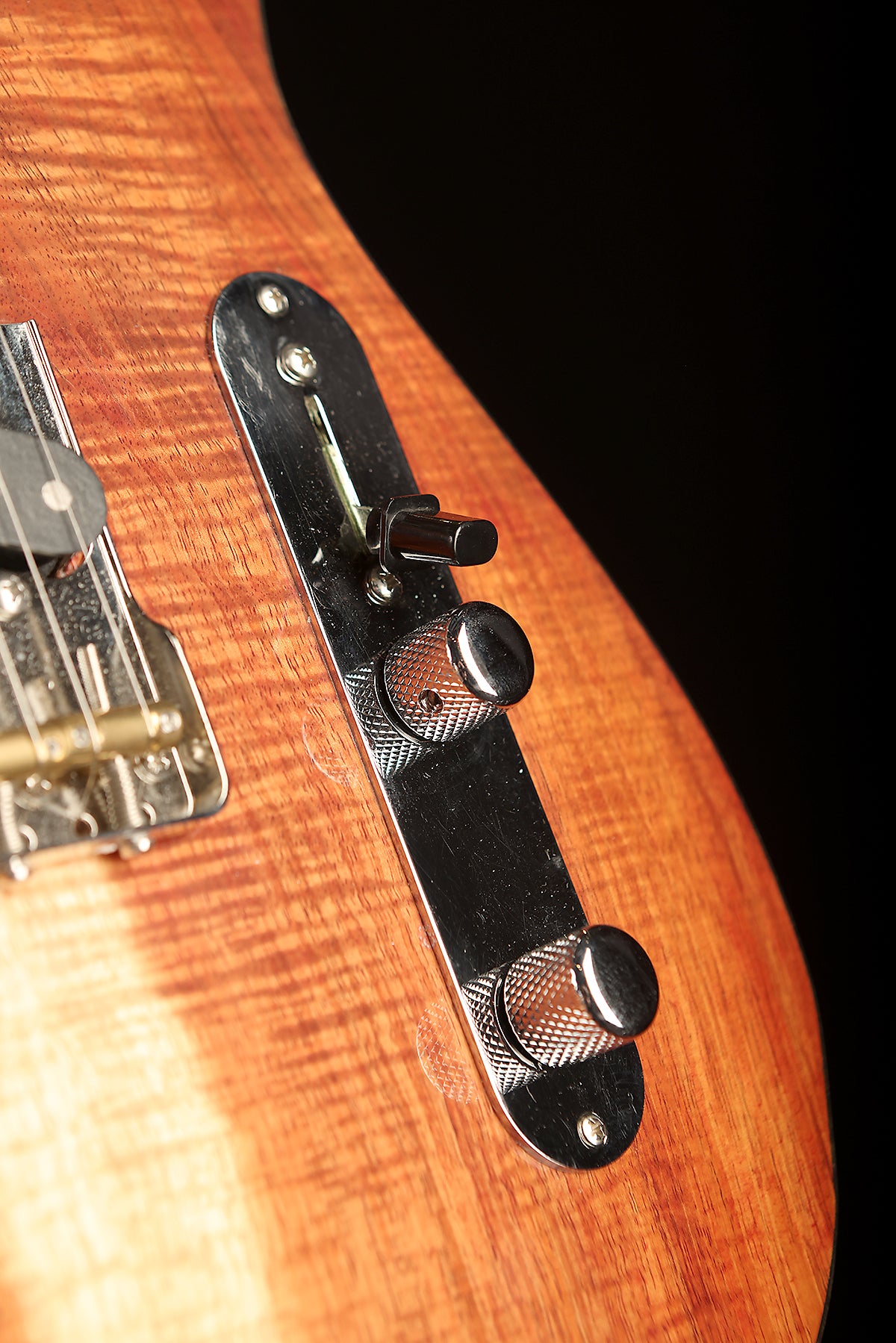 Cargill Custom Thinline Telecaster &#39;Figured Blackwood&#39; Preowned 2024 - Acoustic Centre Music Store, Melbourne Australia